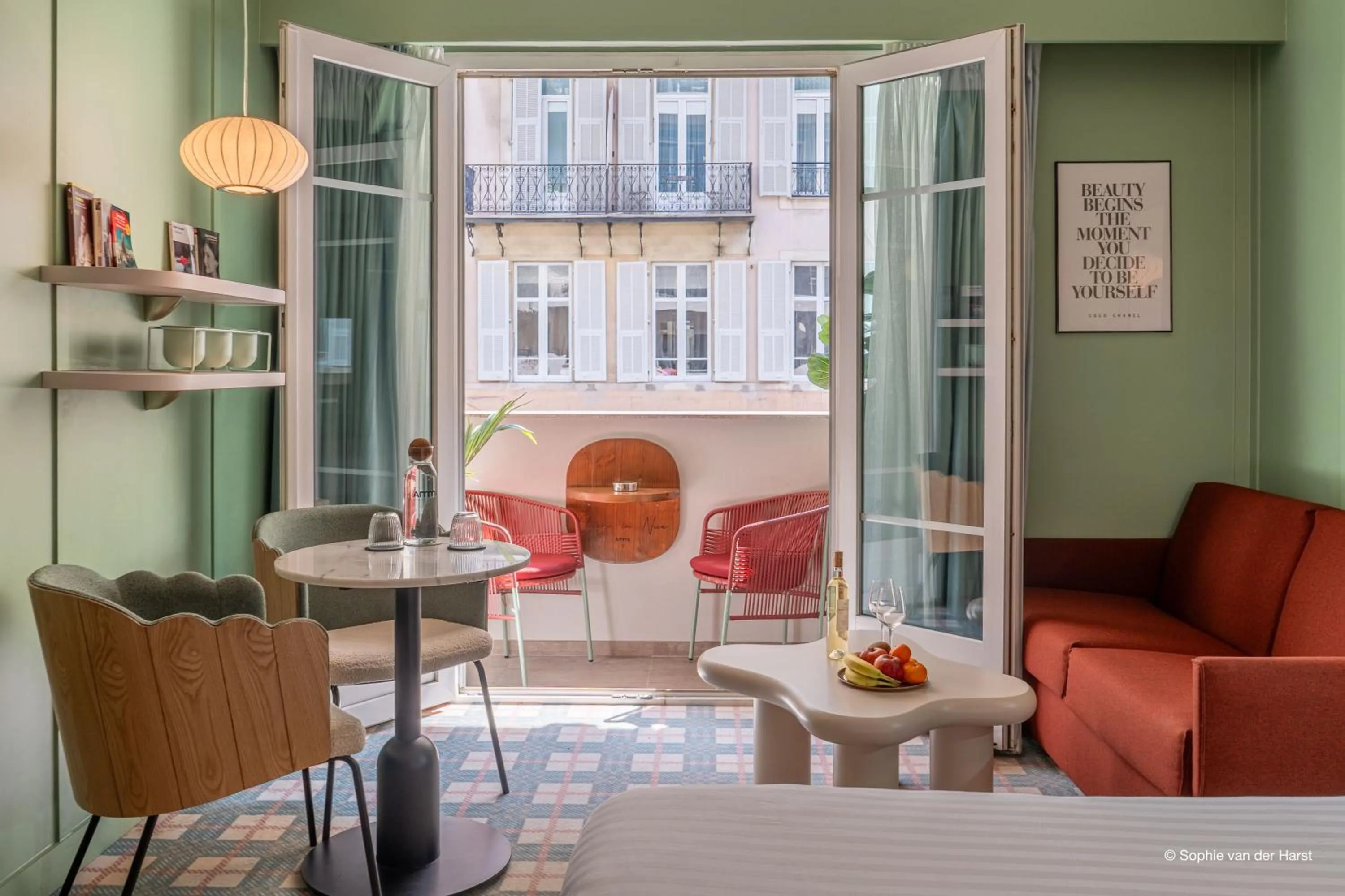 Balcony/Terrace in Hotel Aparthotel AMMI Nice Lafayette