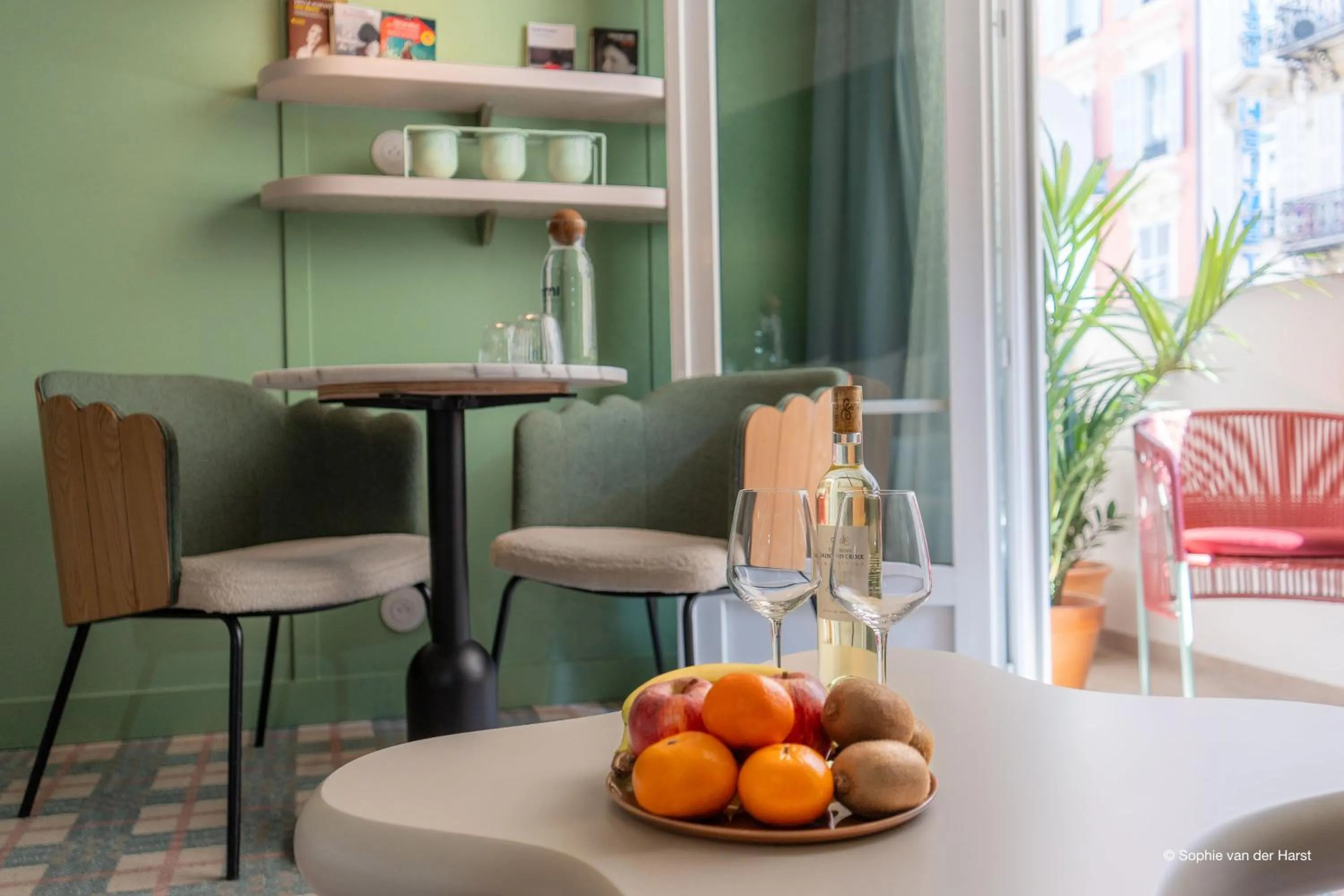 Seating area in Hotel Aparthotel AMMI Nice Lafayette