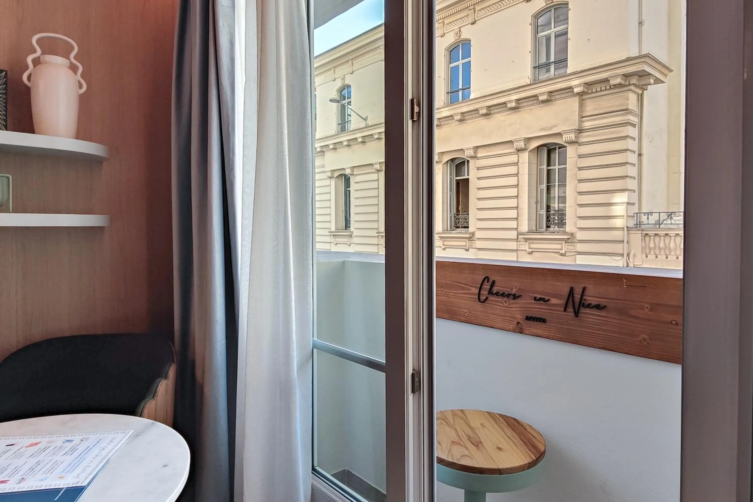 Balcony/Terrace in Hotel Aparthotel AMMI Nice Lafayette