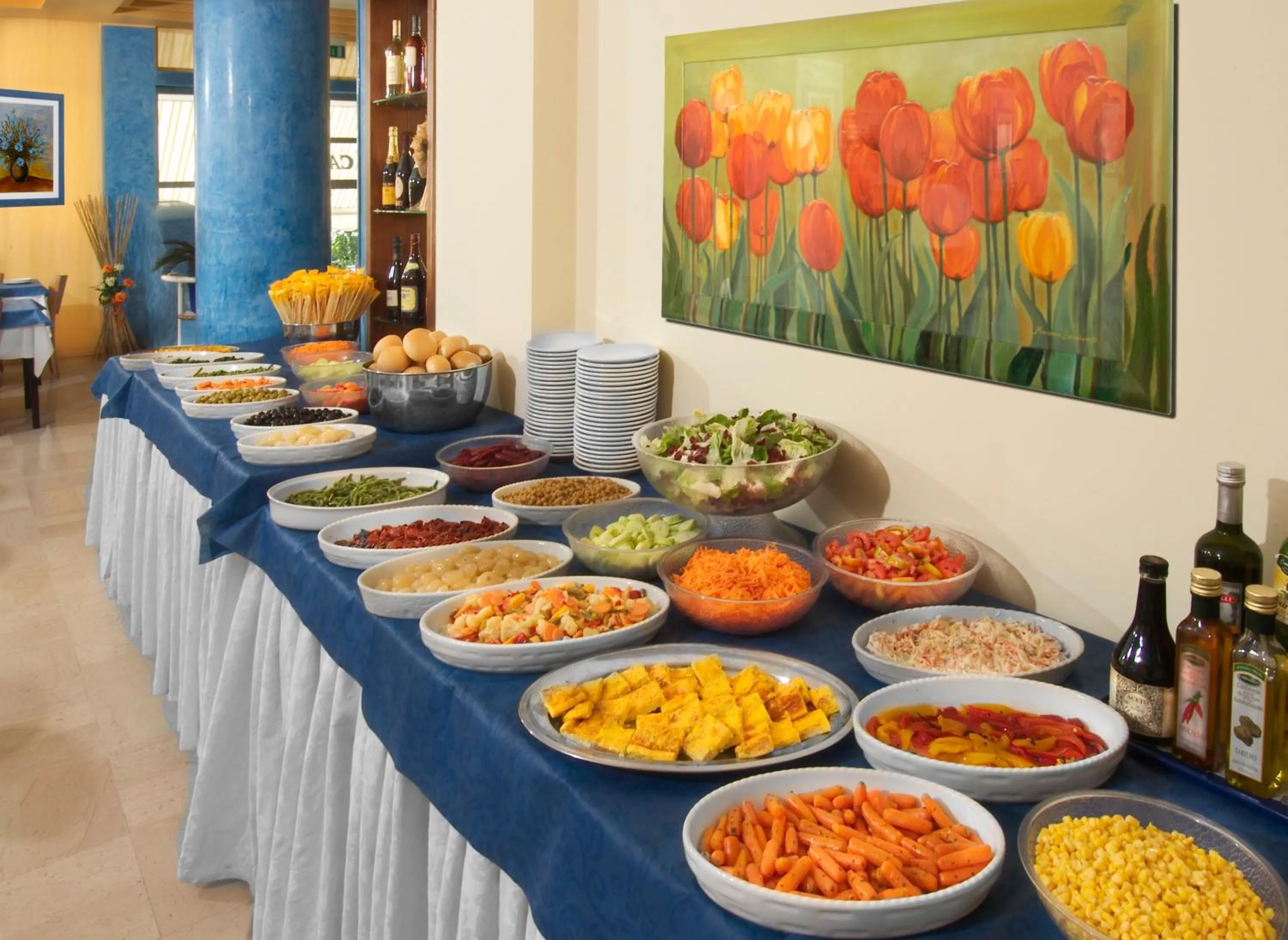 Food close-up in Hotel caesar