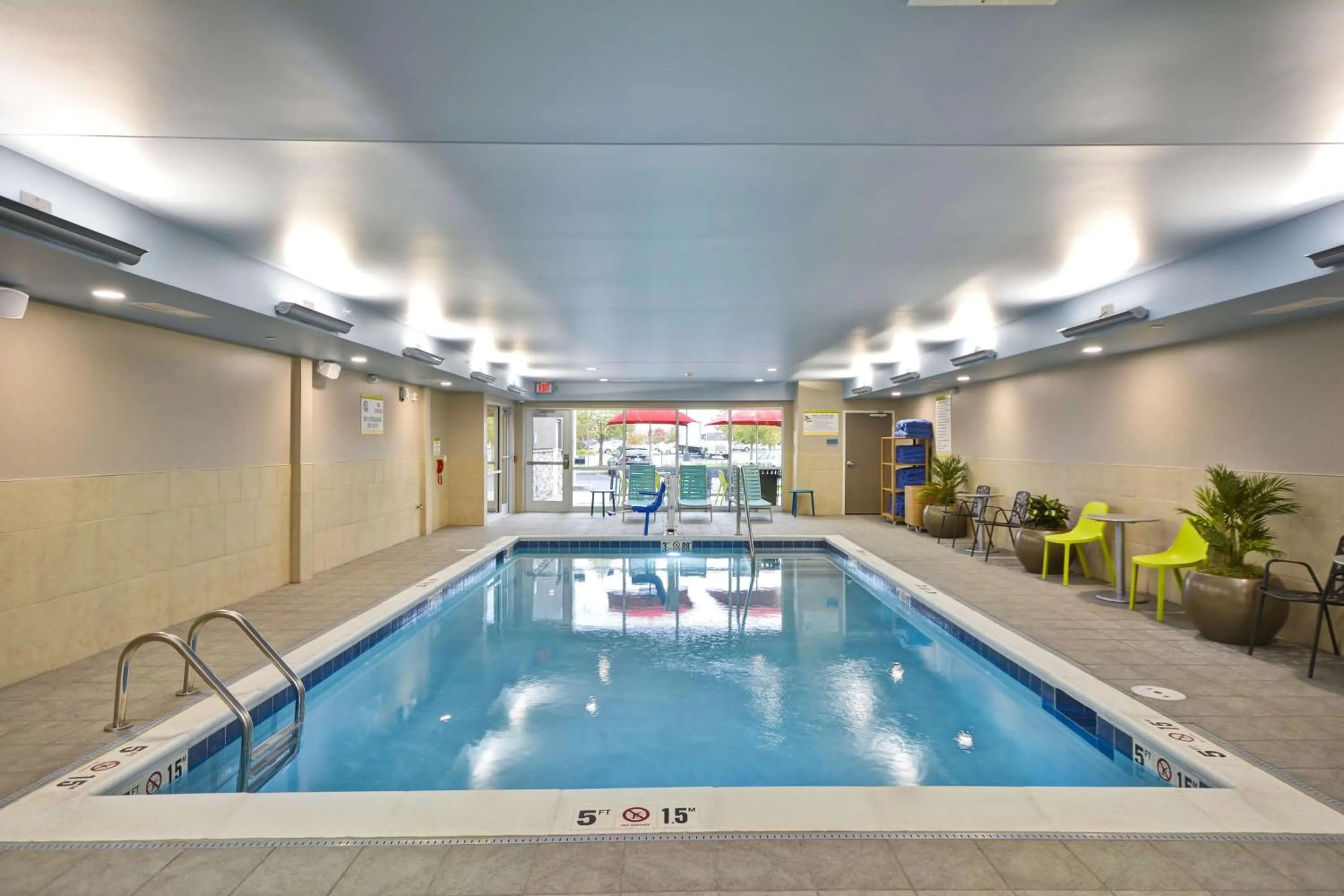 Pool view in Home2 Suites By Hilton Maumee Toledo
