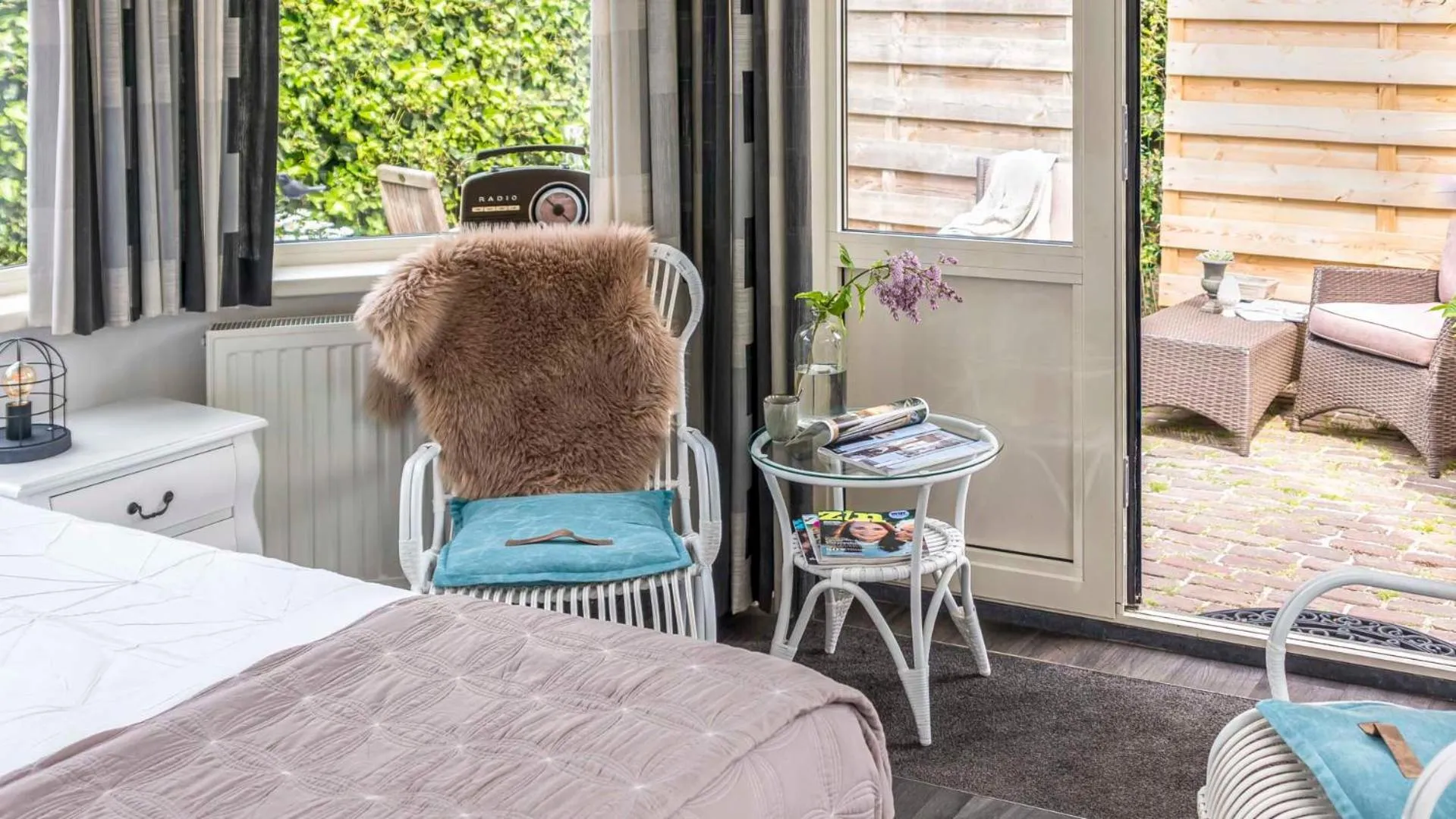 Living room in B&B Carpe Diem