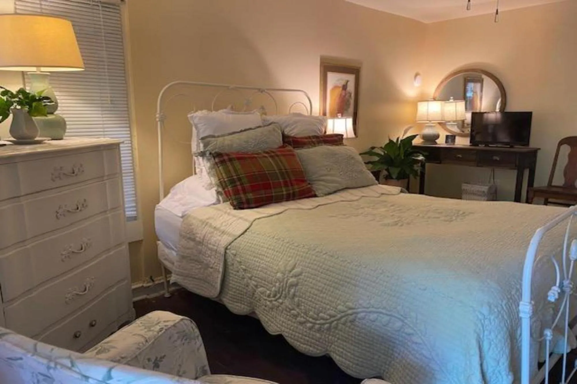 Bedroom, Bed in Rosemont B&B Cottages