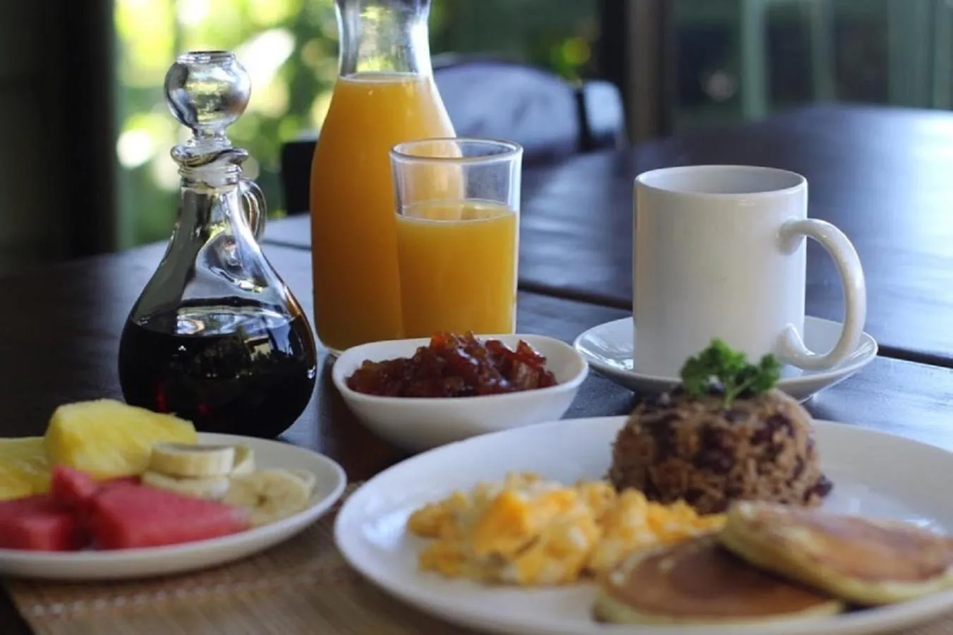 Breakfast in Hotel Flor de Bromelia