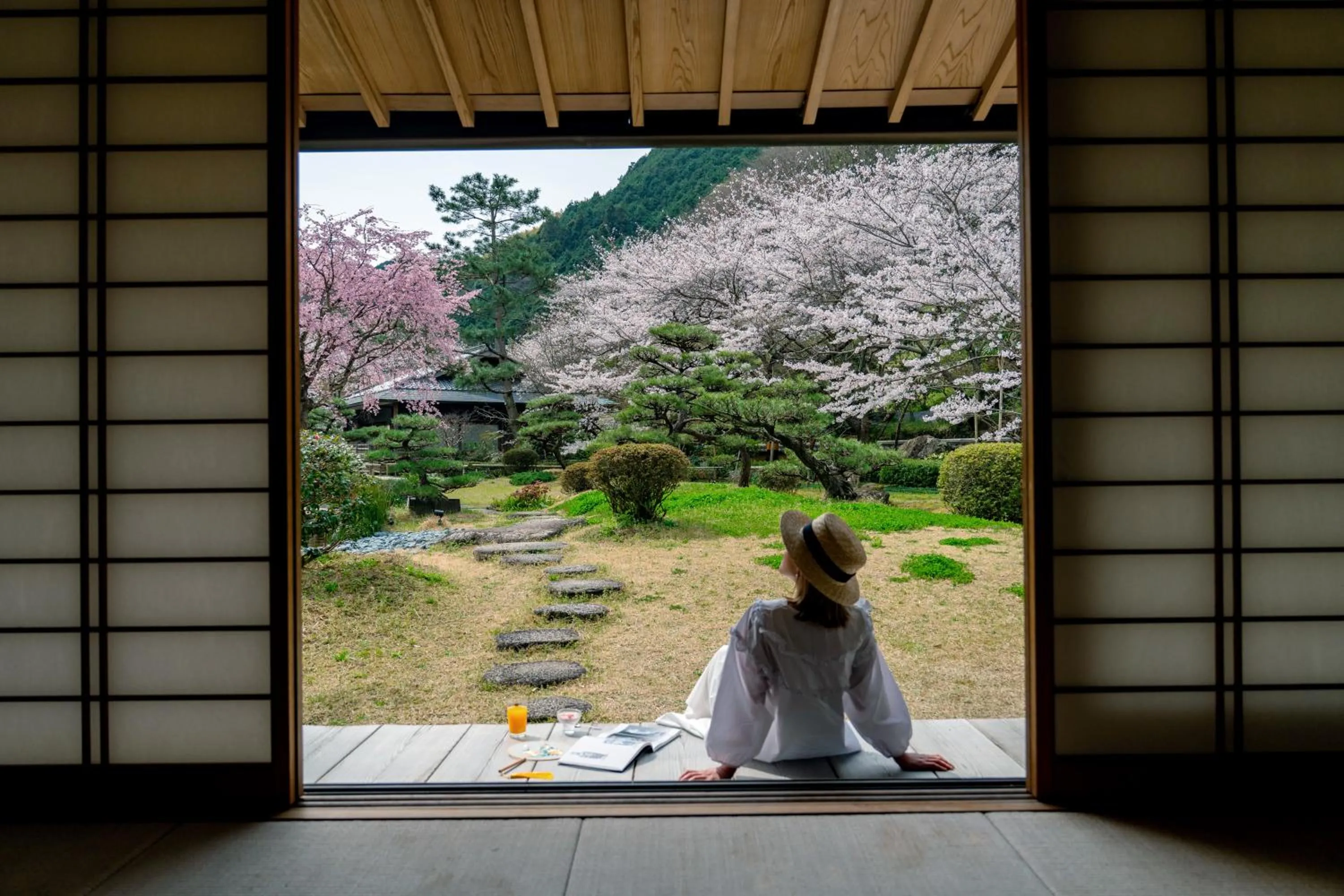 Spring in Oukai Villa Izumi
