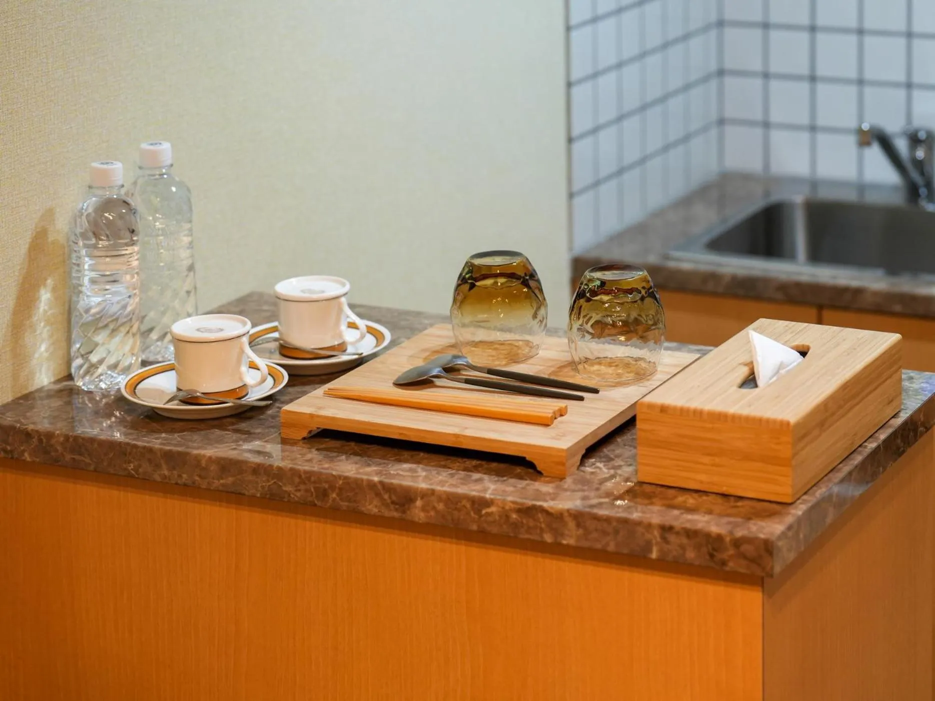 Kitchen or kitchenette in Oukai Villa Izumi