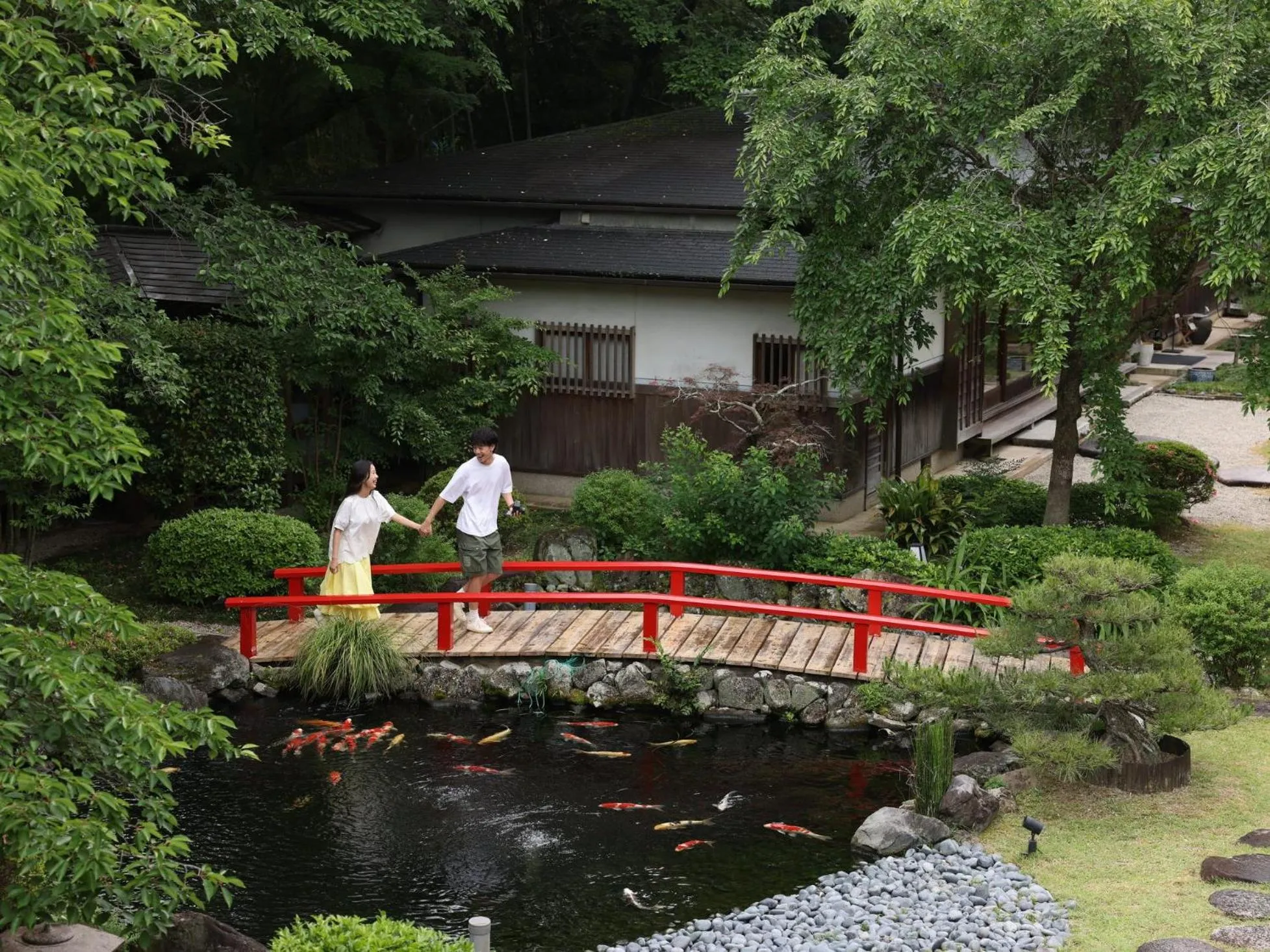 Garden in Oukai Villa Izumi