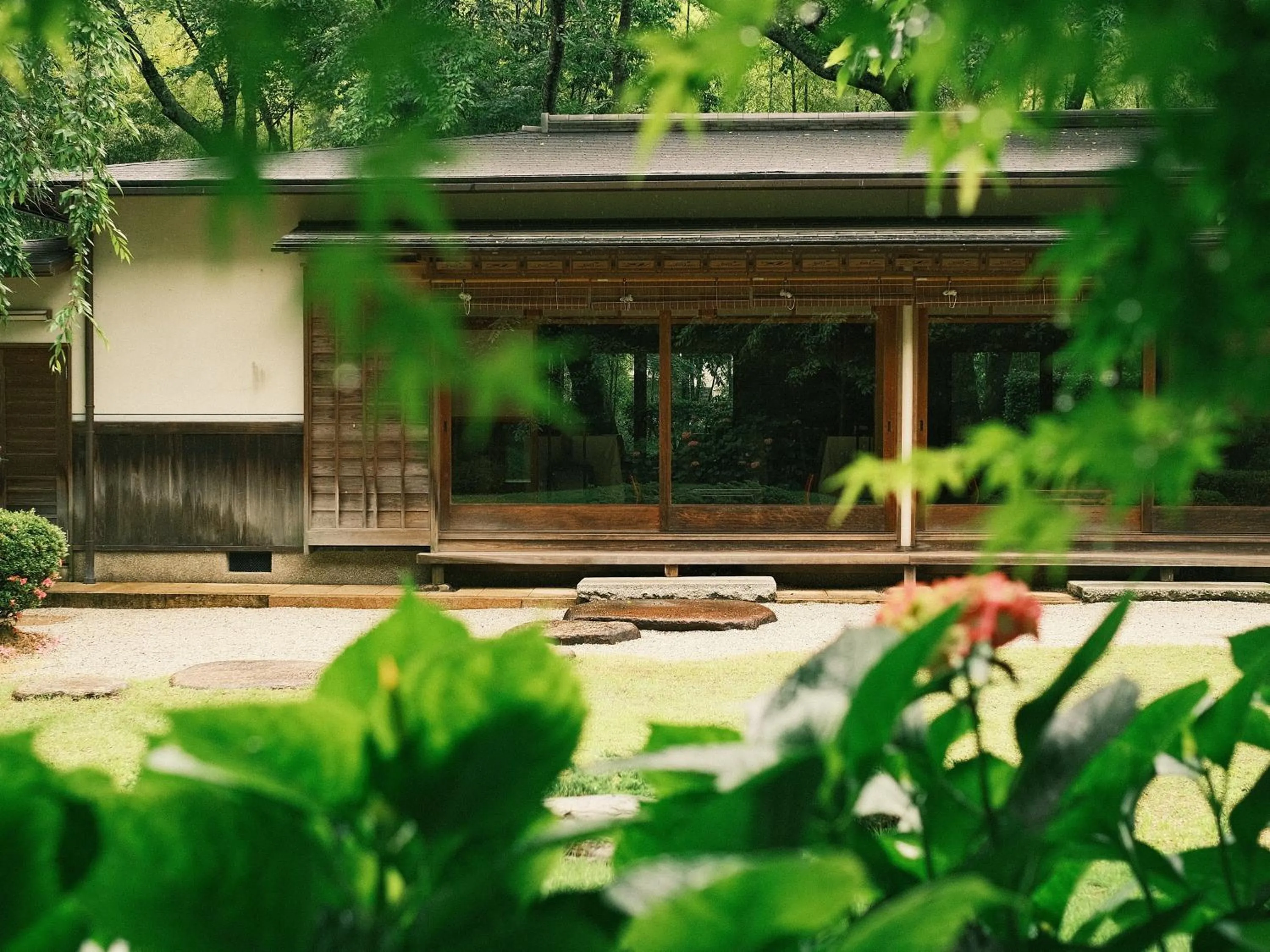 Garden view in Oukai Villa Izumi