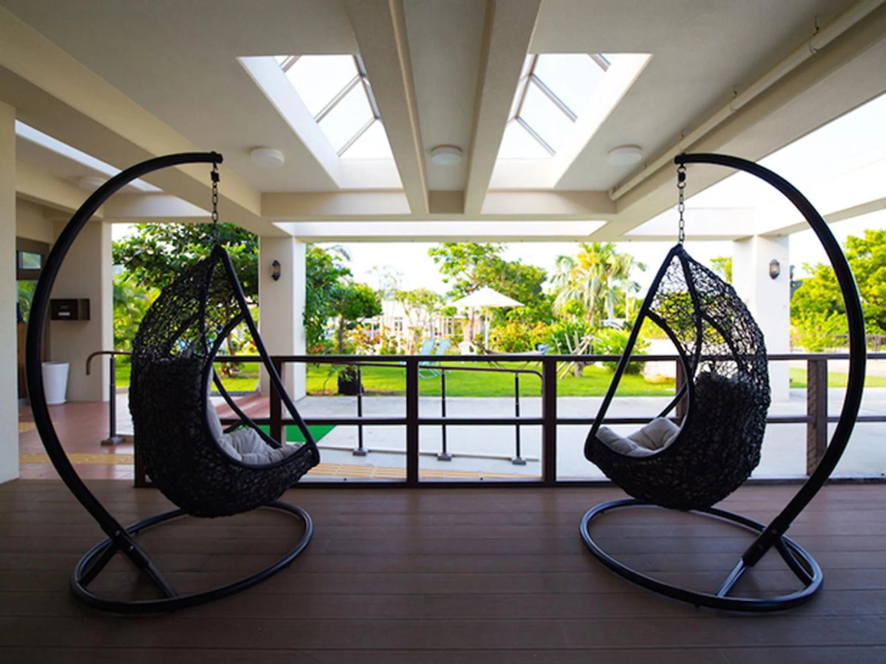 Communal lounge/ TV room in Sun Green Resort Hotel Ishigaki