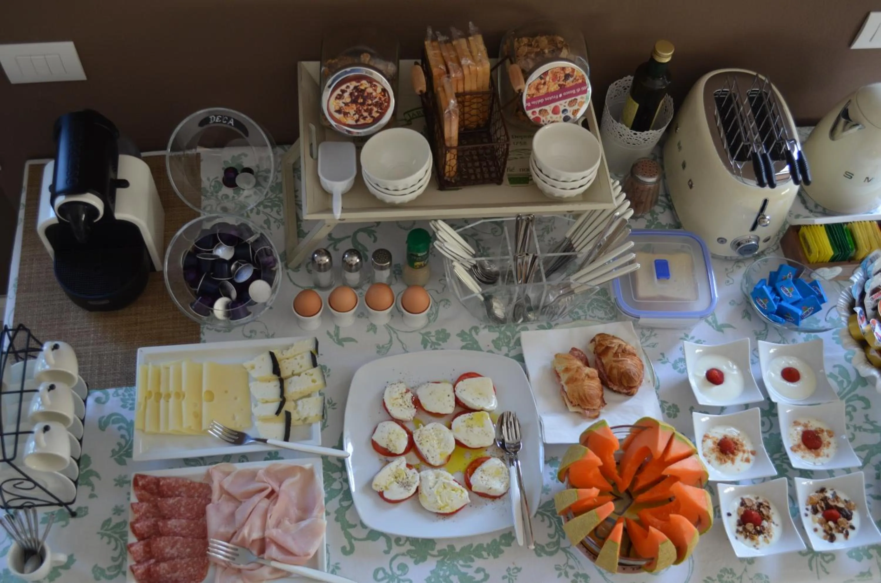 Buffet breakfast in B&B La Fiaba