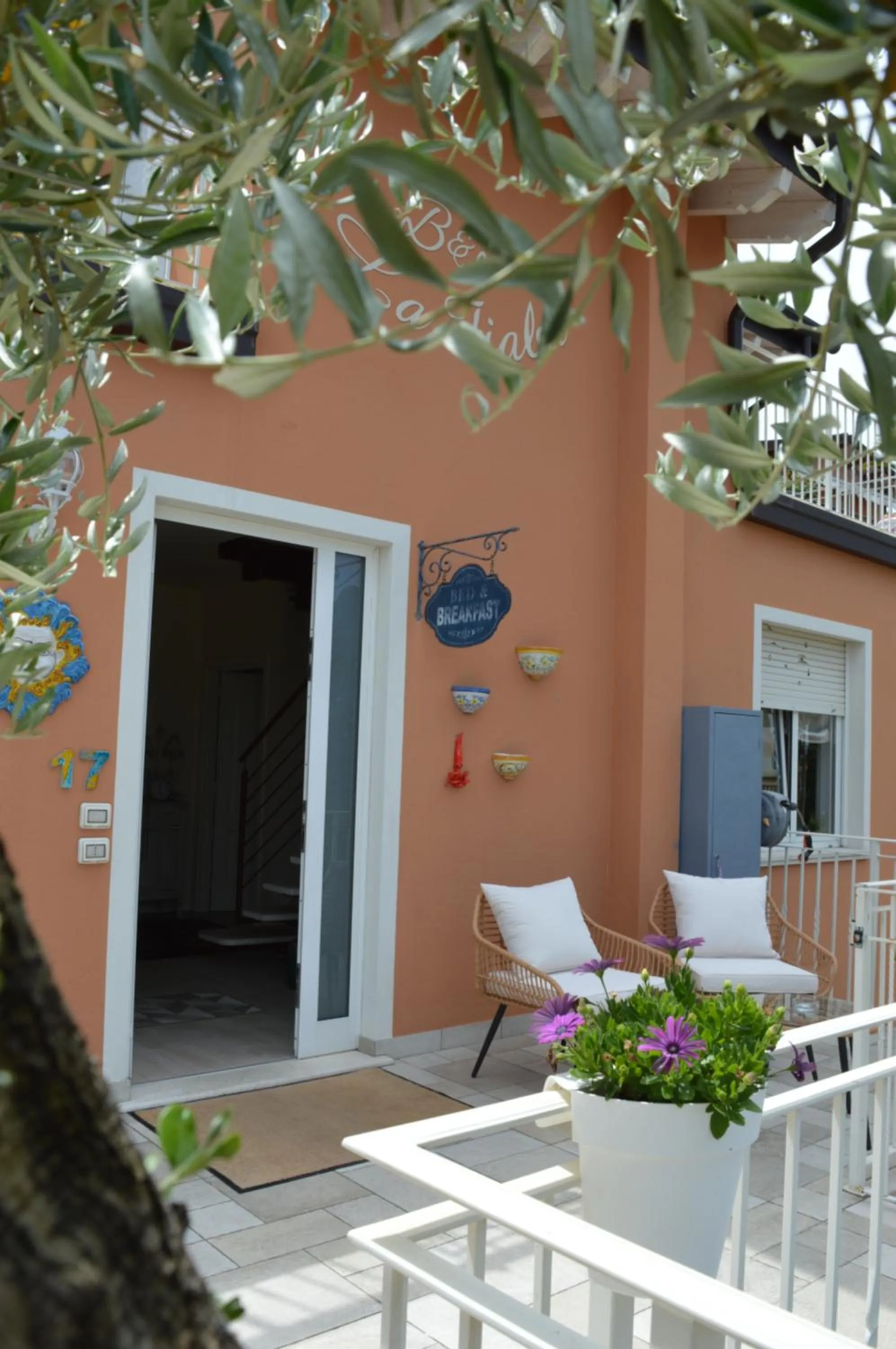 Balcony/Terrace in B&B La Fiaba