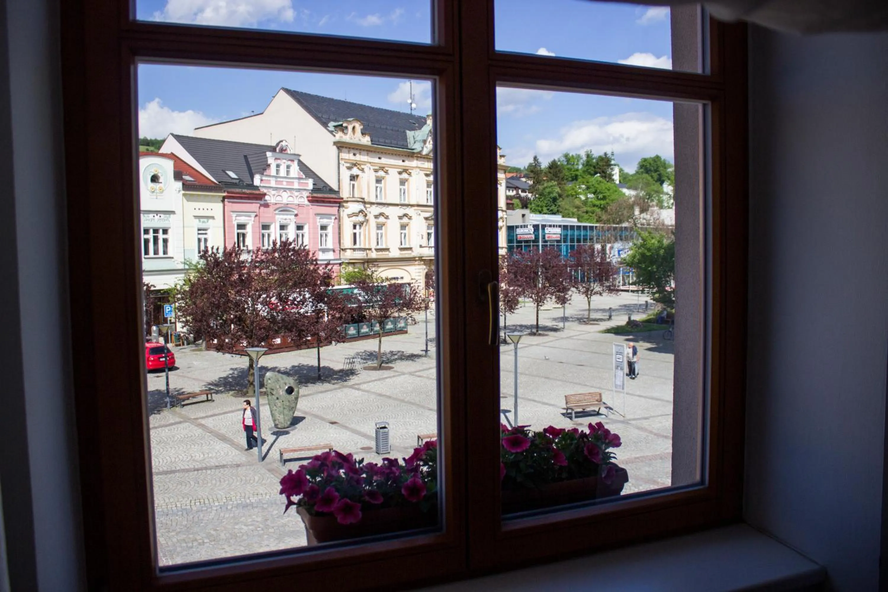 City view in Hotel MAGISTR Vsetín