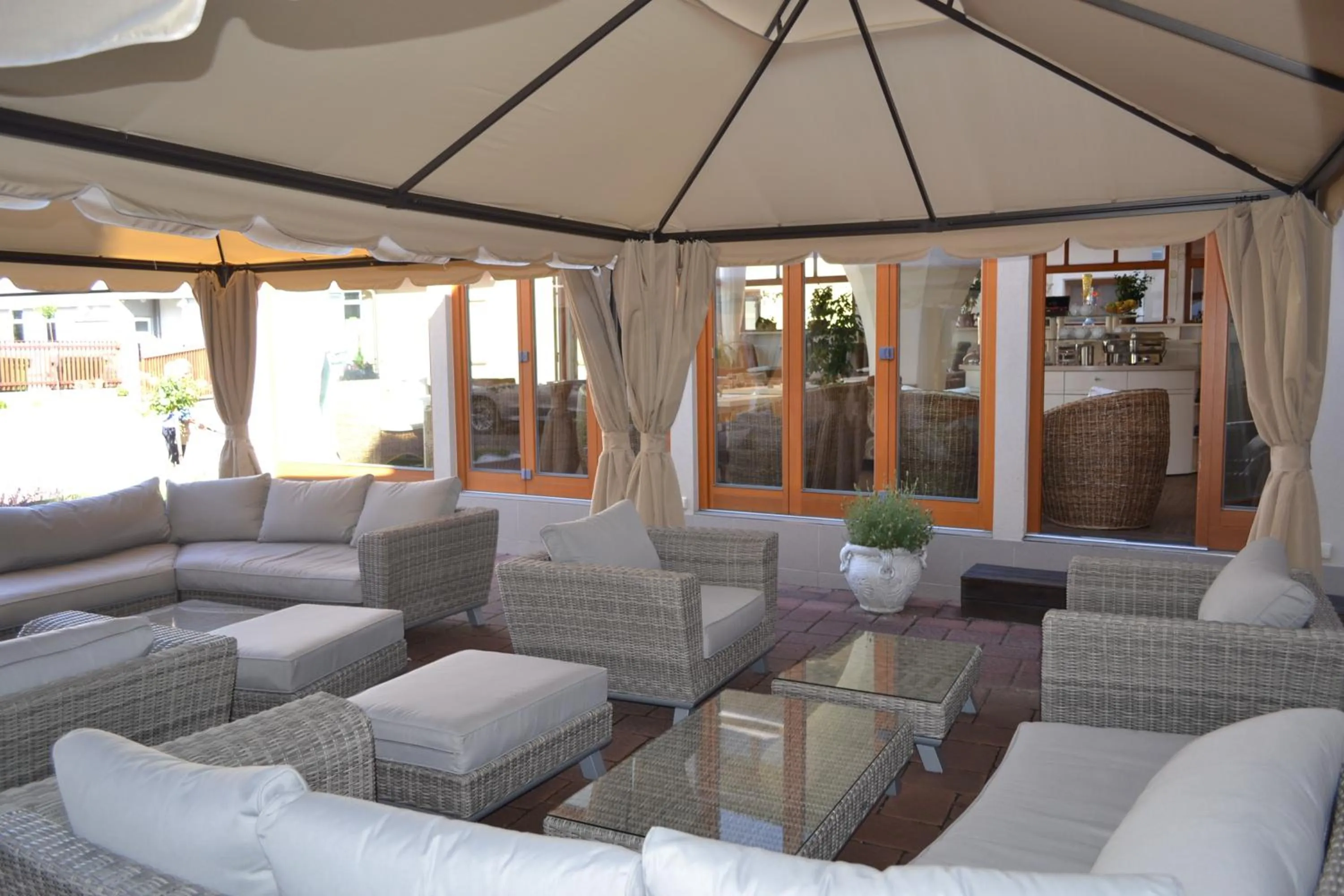 Garden in Hotel MAGISTR Vsetín