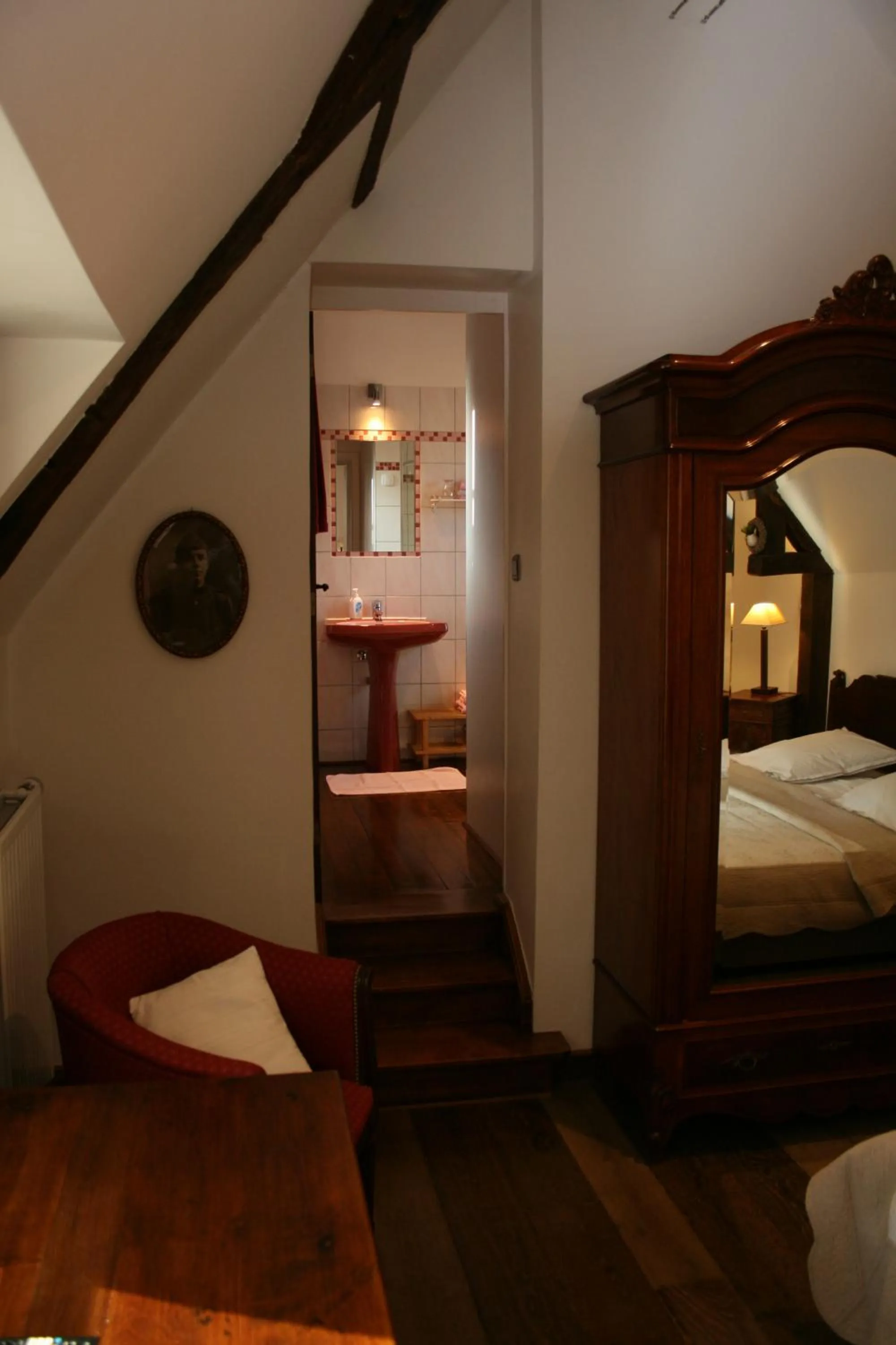 Bathroom, Bed in Château de Bonne Espérance