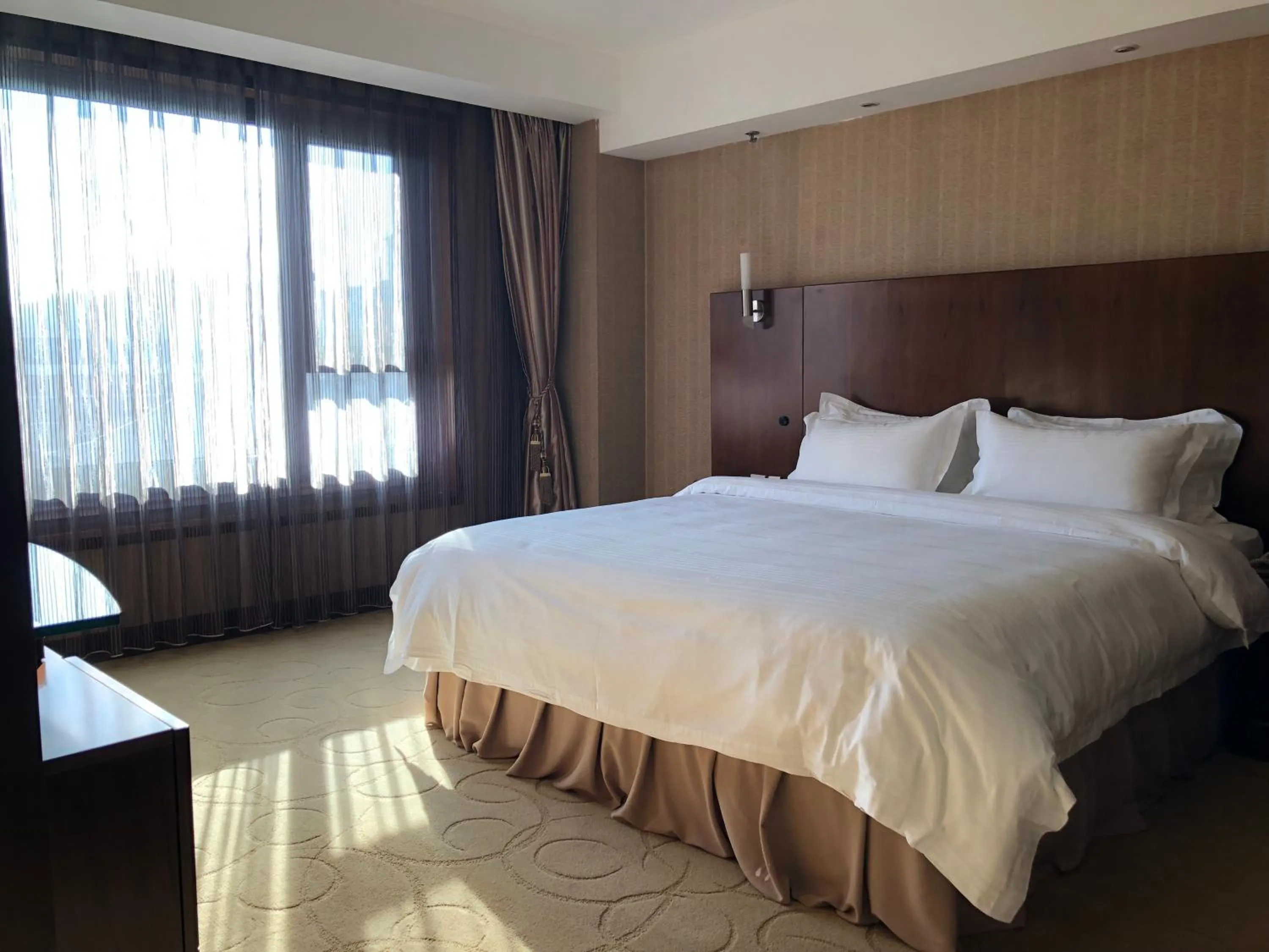 Bed in Xijiao Hotel Beijing