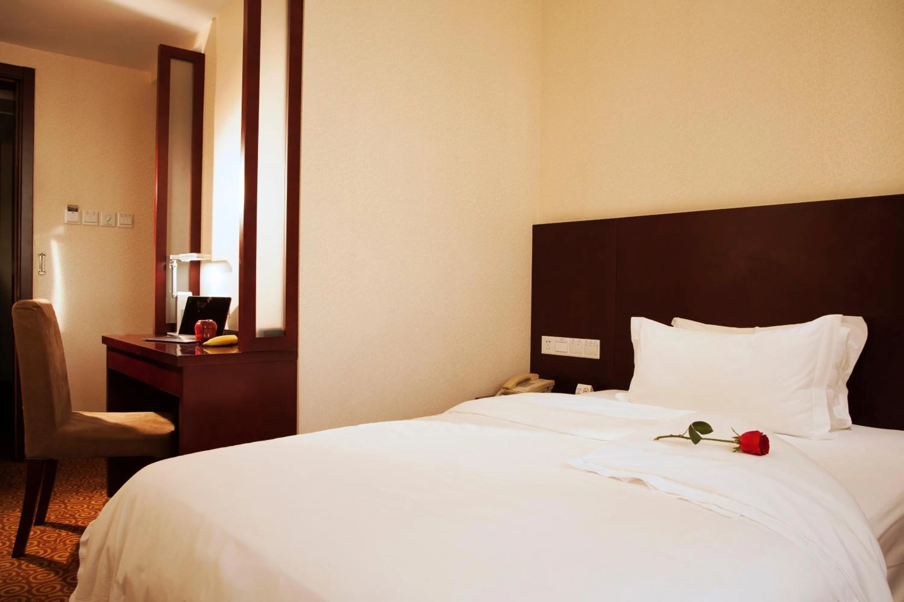 Bed in Xijiao Hotel Beijing