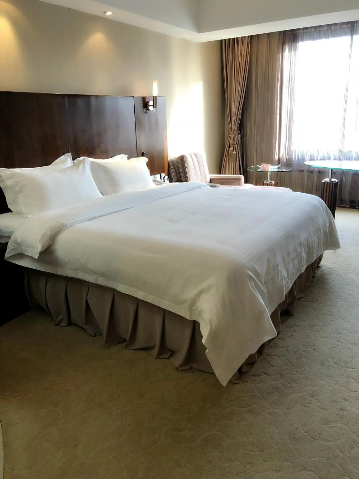 Bed in Xijiao Hotel Beijing