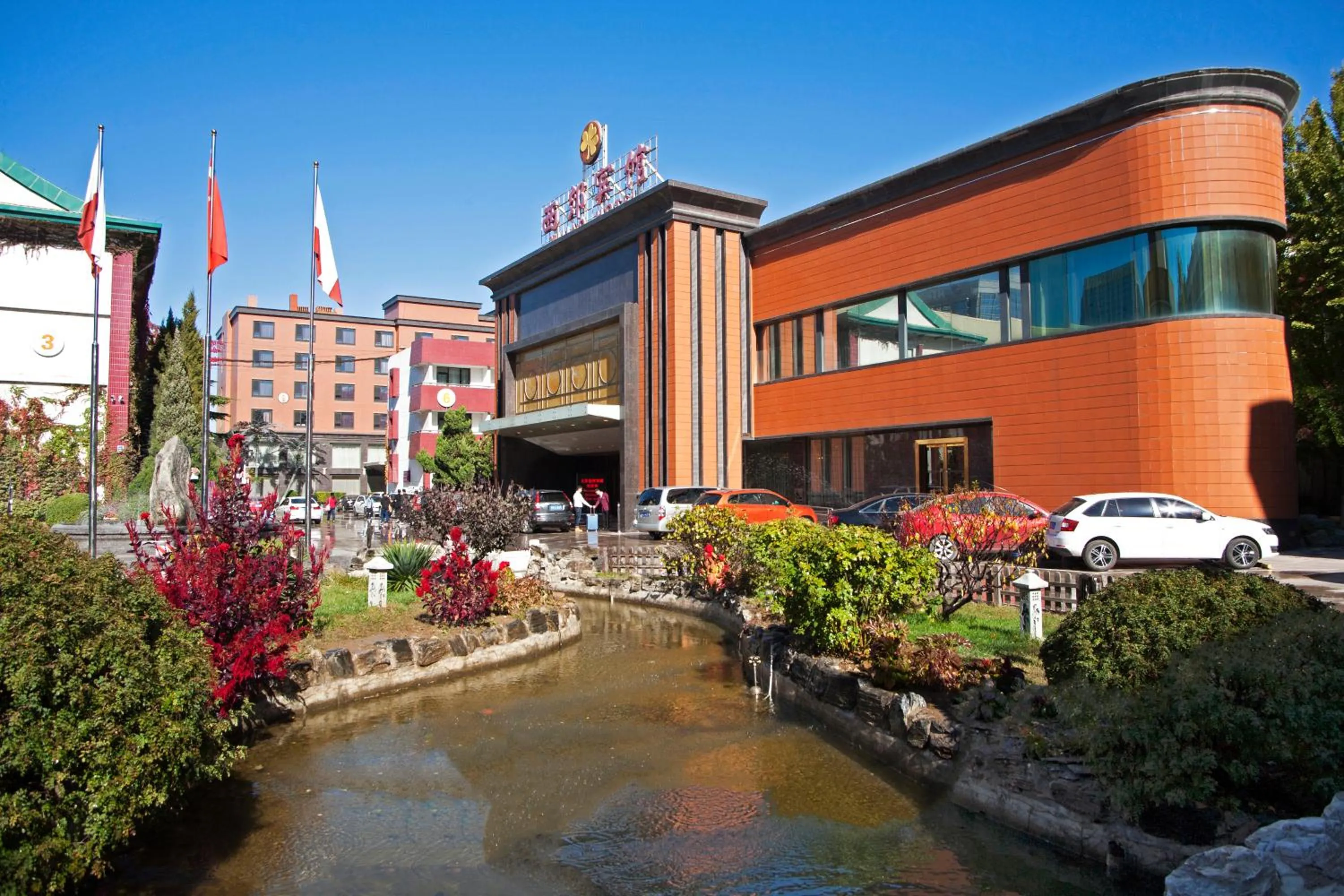 Facade/entrance in Xijiao Hotel Beijing