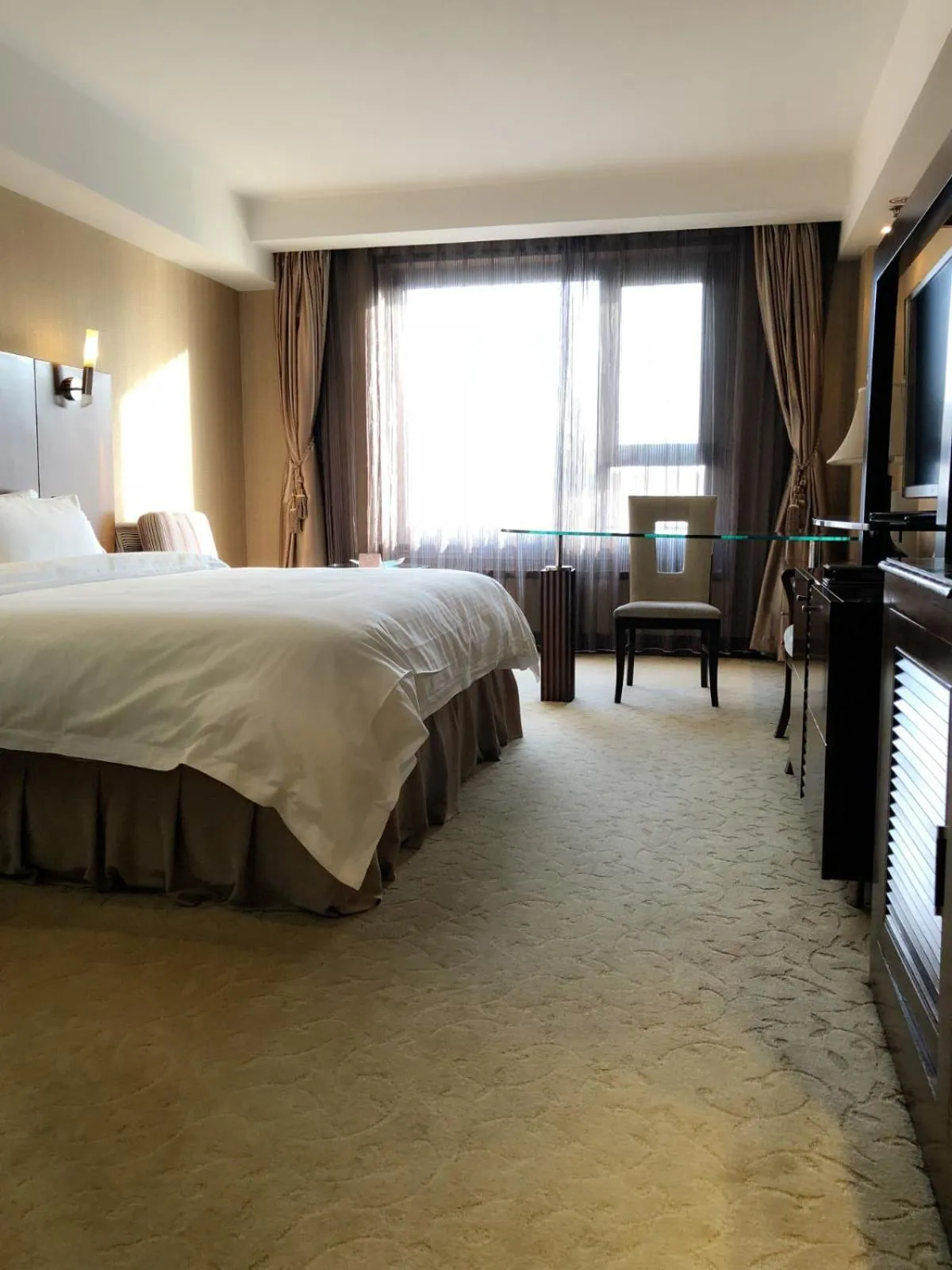 Bed in Xijiao Hotel Beijing