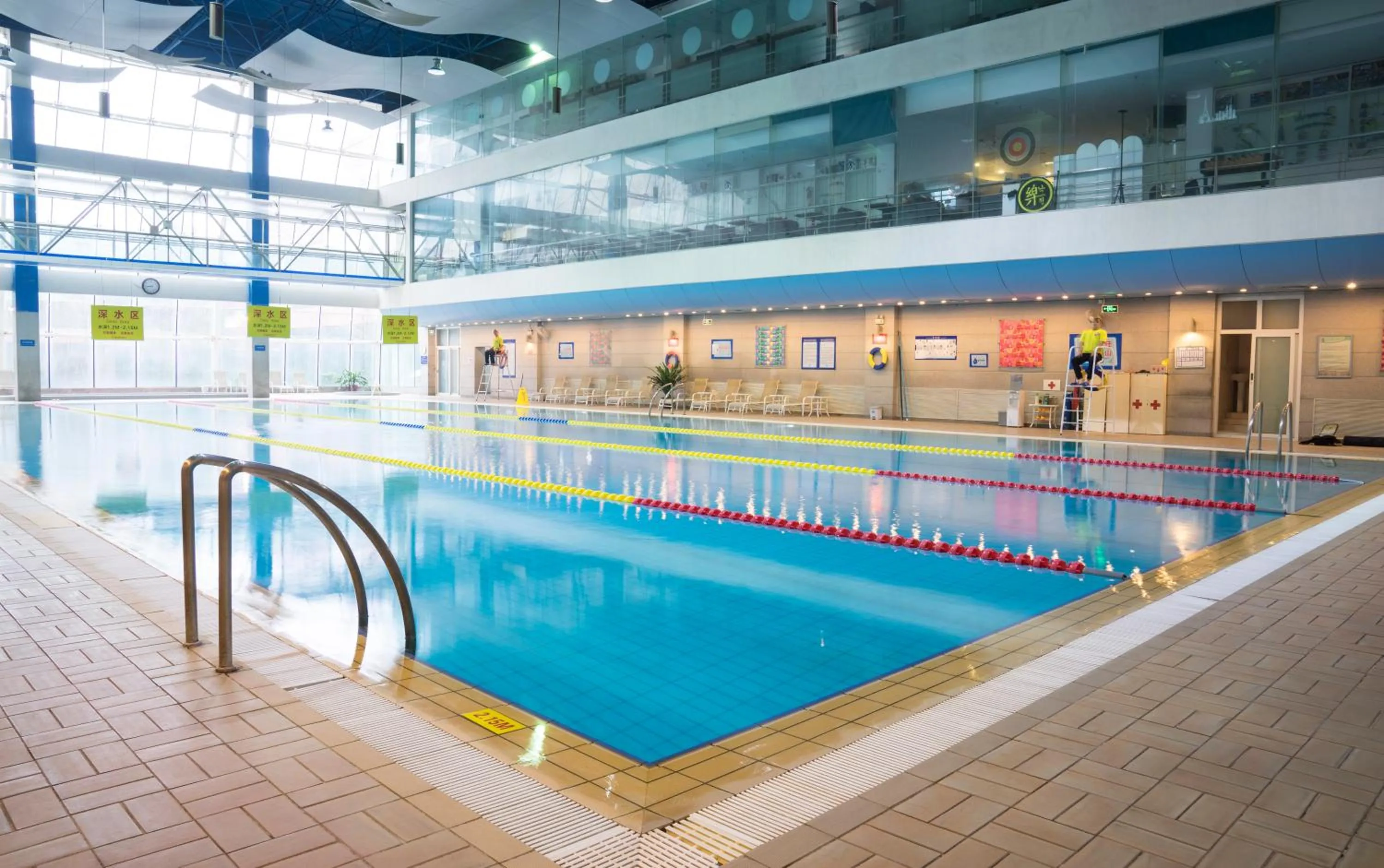 Swimming pool in Xijiao Hotel Beijing