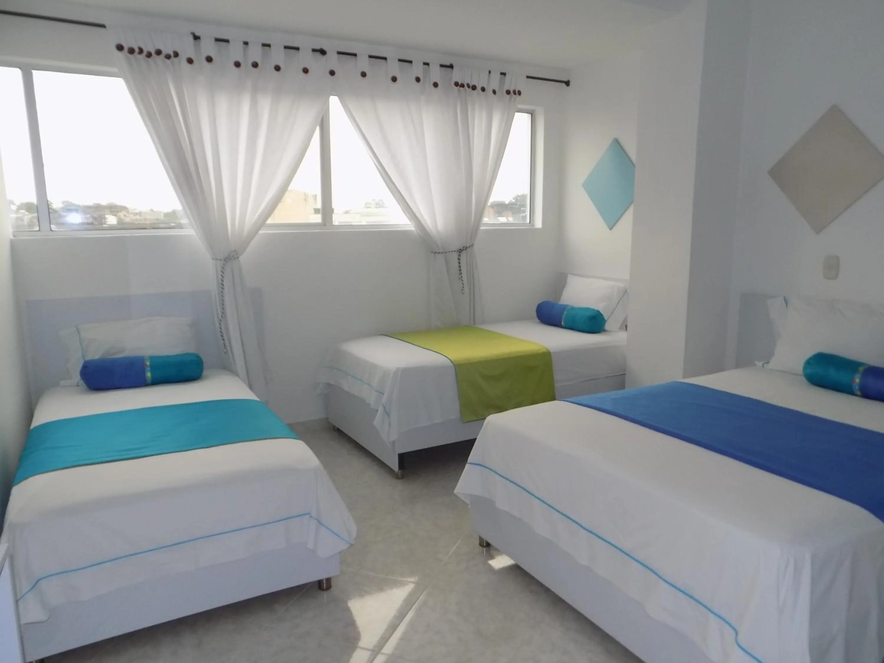 Bedroom, Bed in Hotel Luna Azul