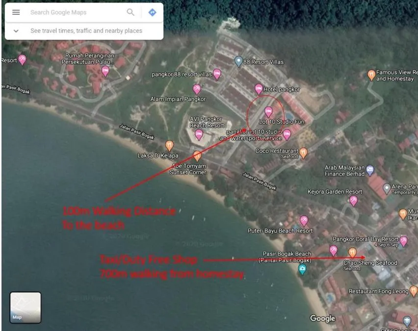 Walking Distance To The Beach, Pangkor