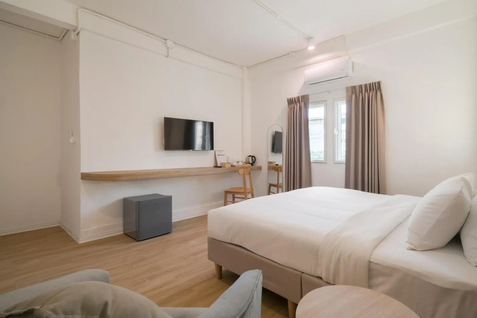 Bed in Hotel PaPa Bangkok Siriraj