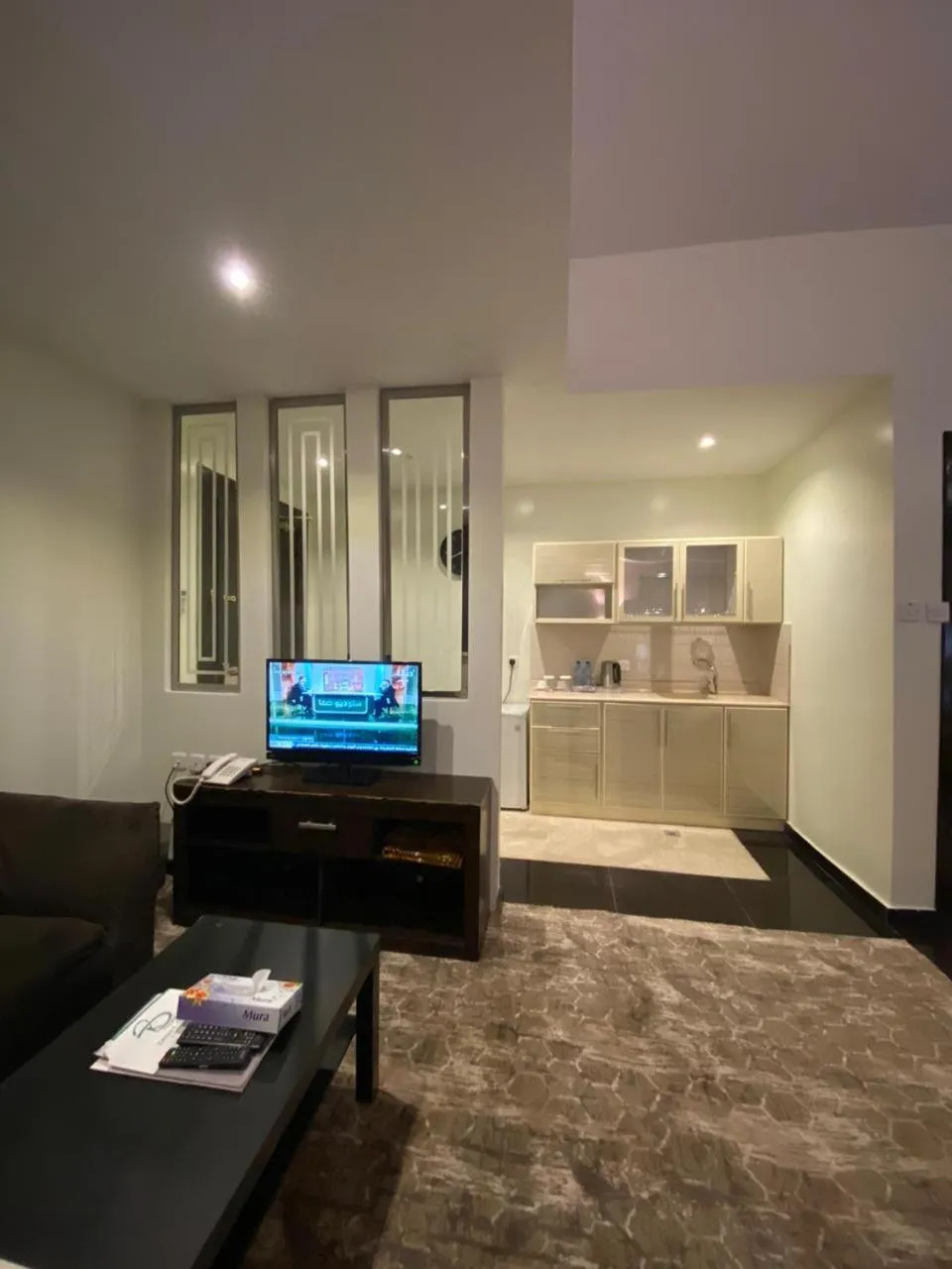 Seating area in Desert Rose