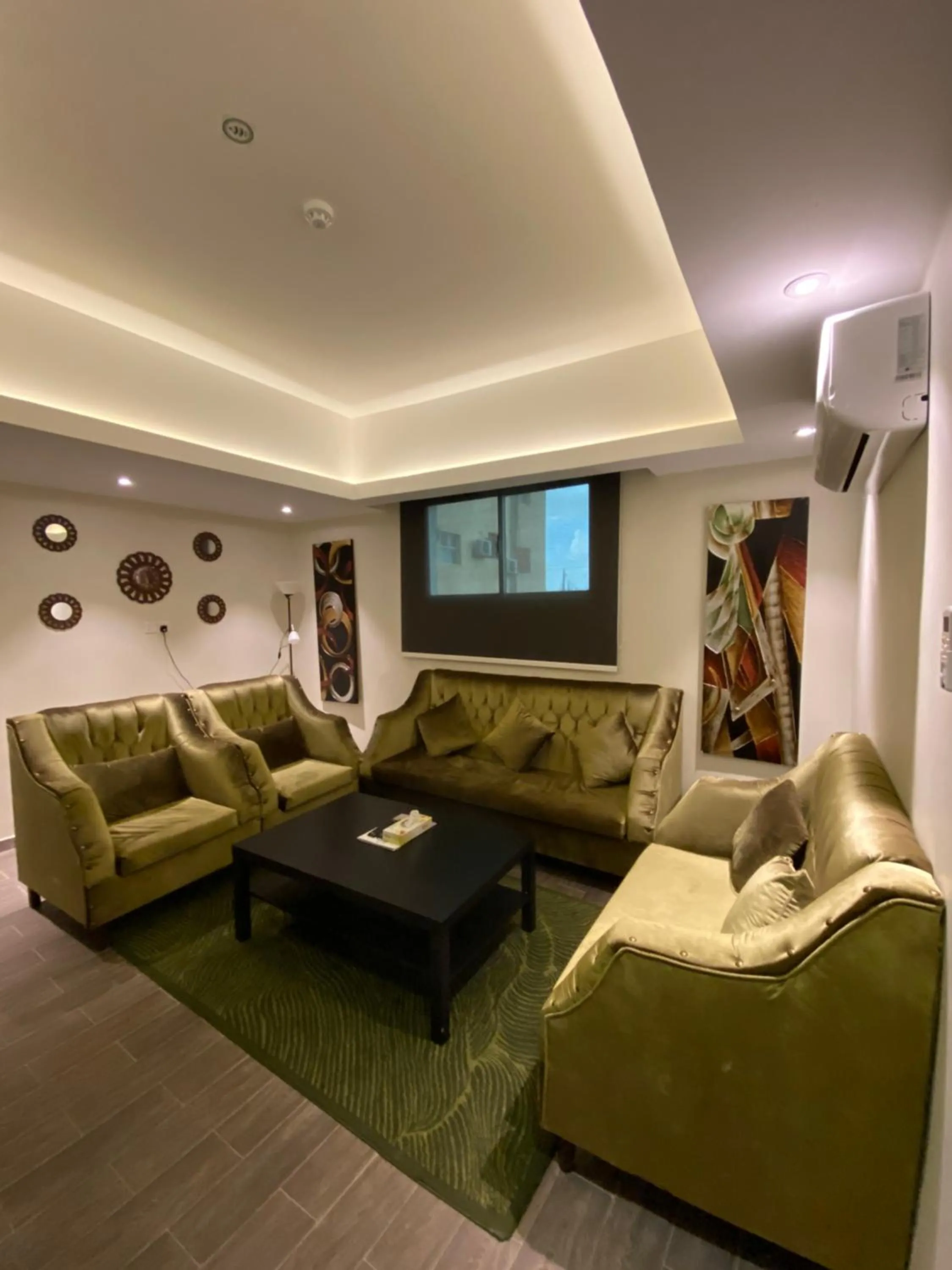 Seating area in Desert Rose