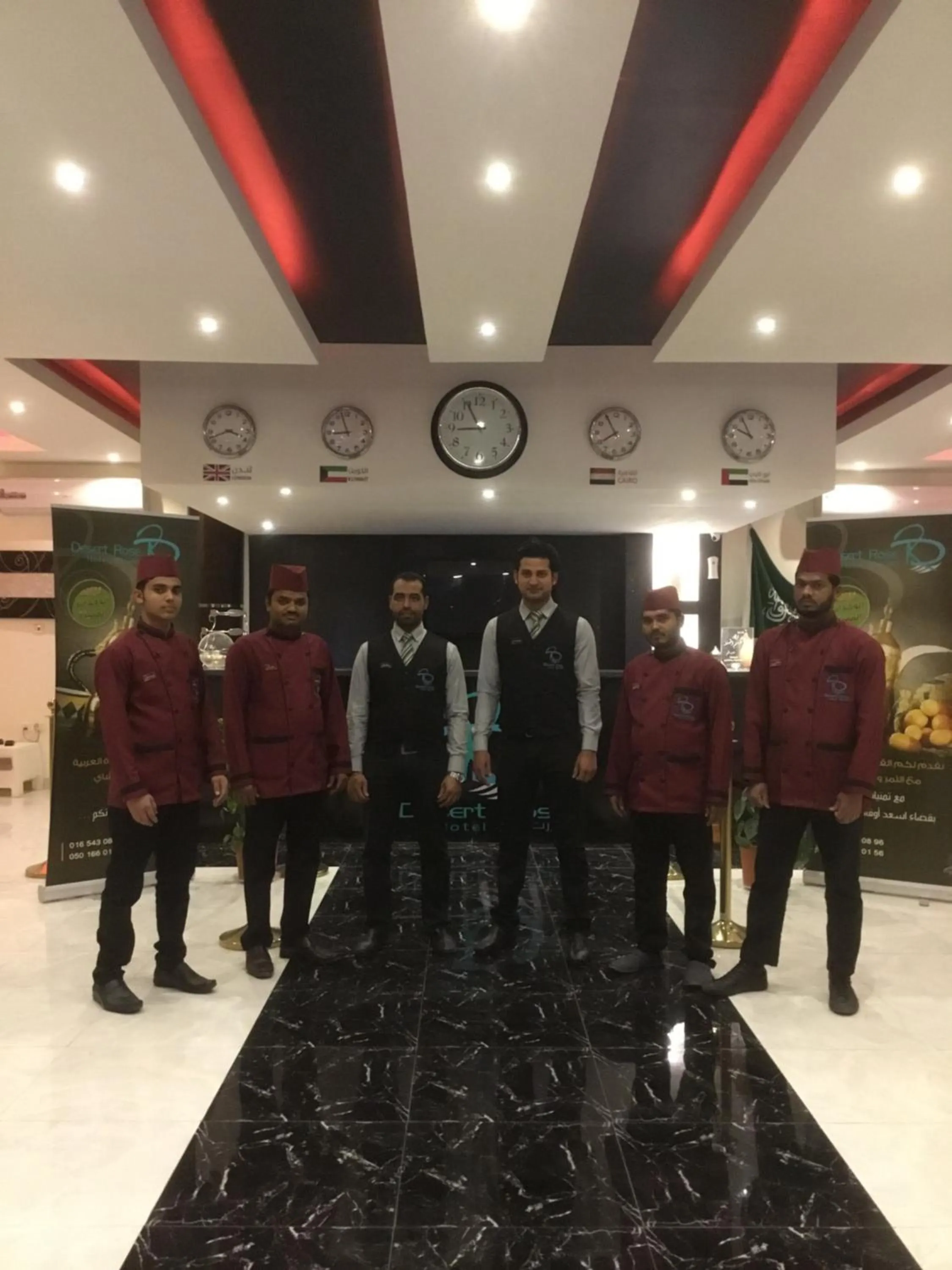 Staff in Desert Rose