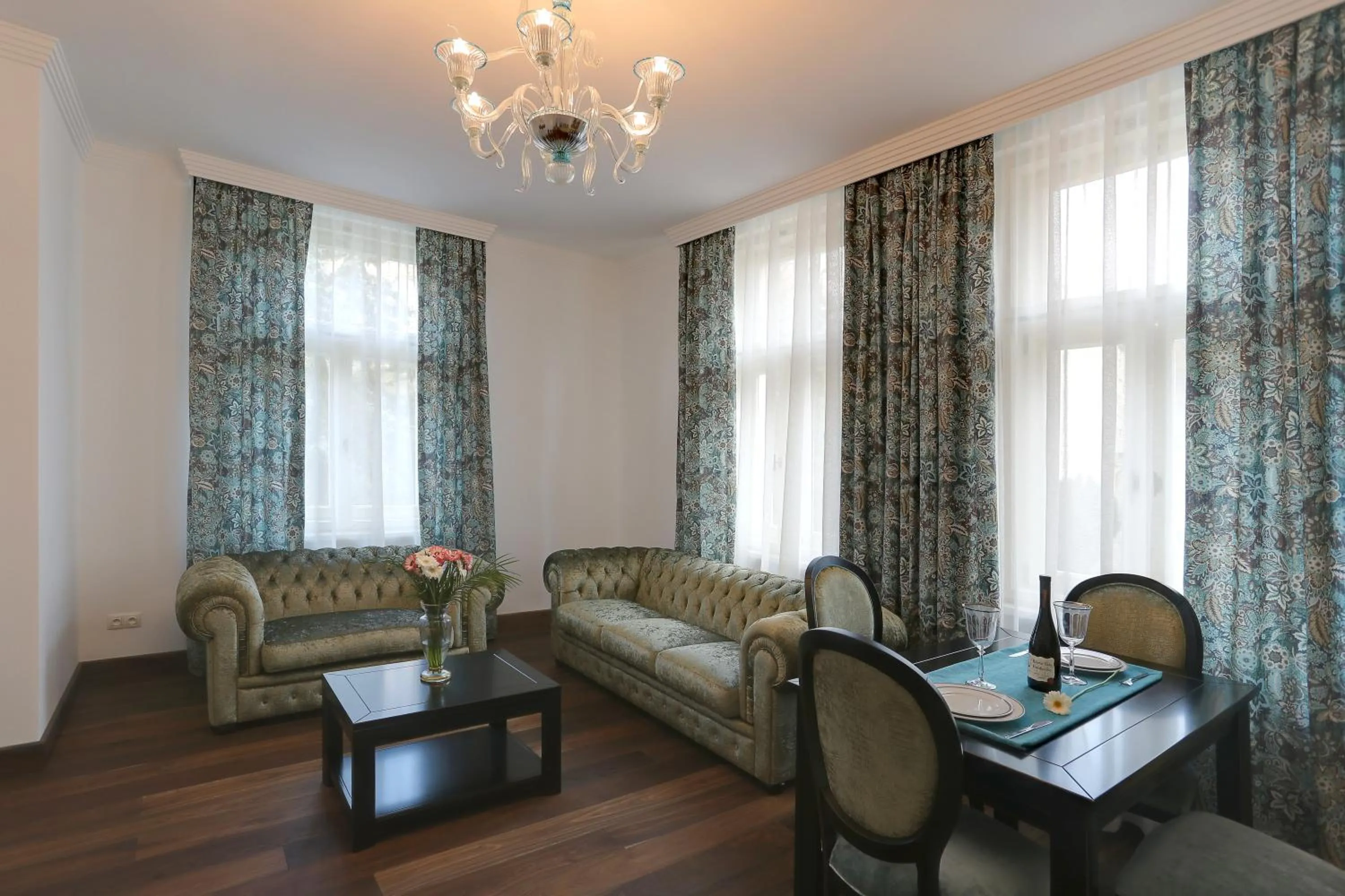 Living room in Ferdinandhof Apart-Hotel