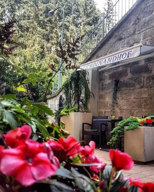 Patio in Ferdinandhof Apart-Hotel