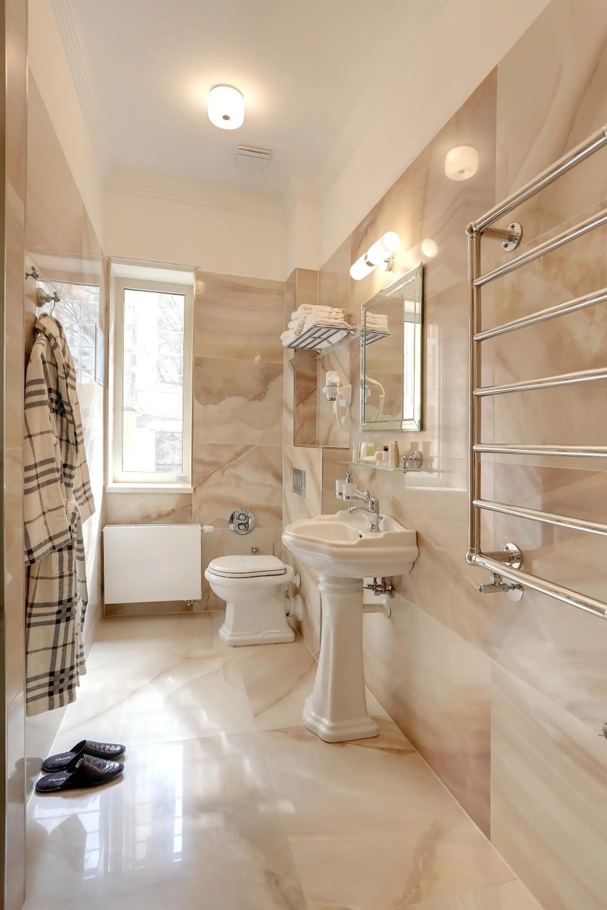 Bathroom in Ferdinandhof Apart-Hotel