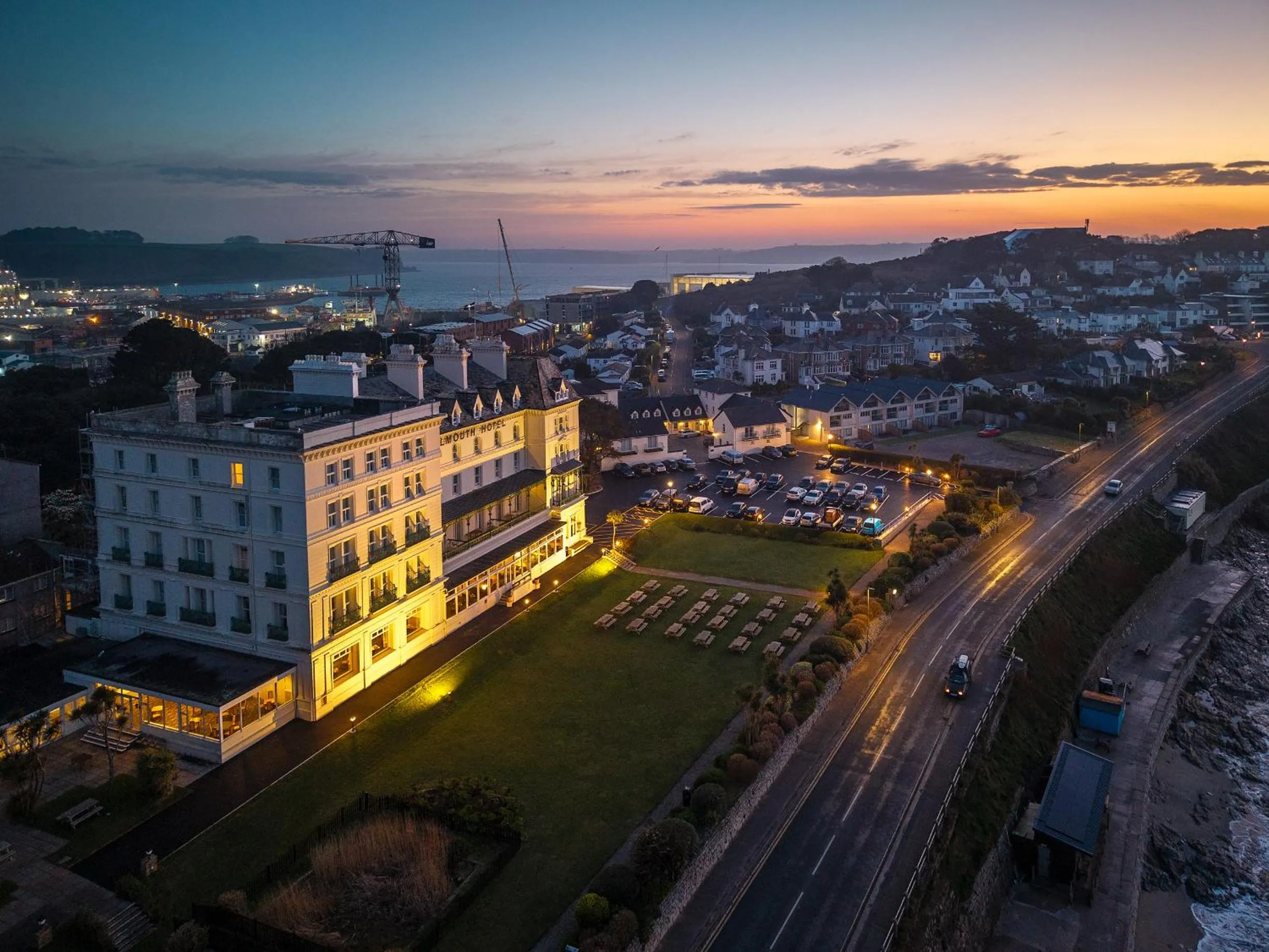 Bird's eye view in The Falmouth Hotel