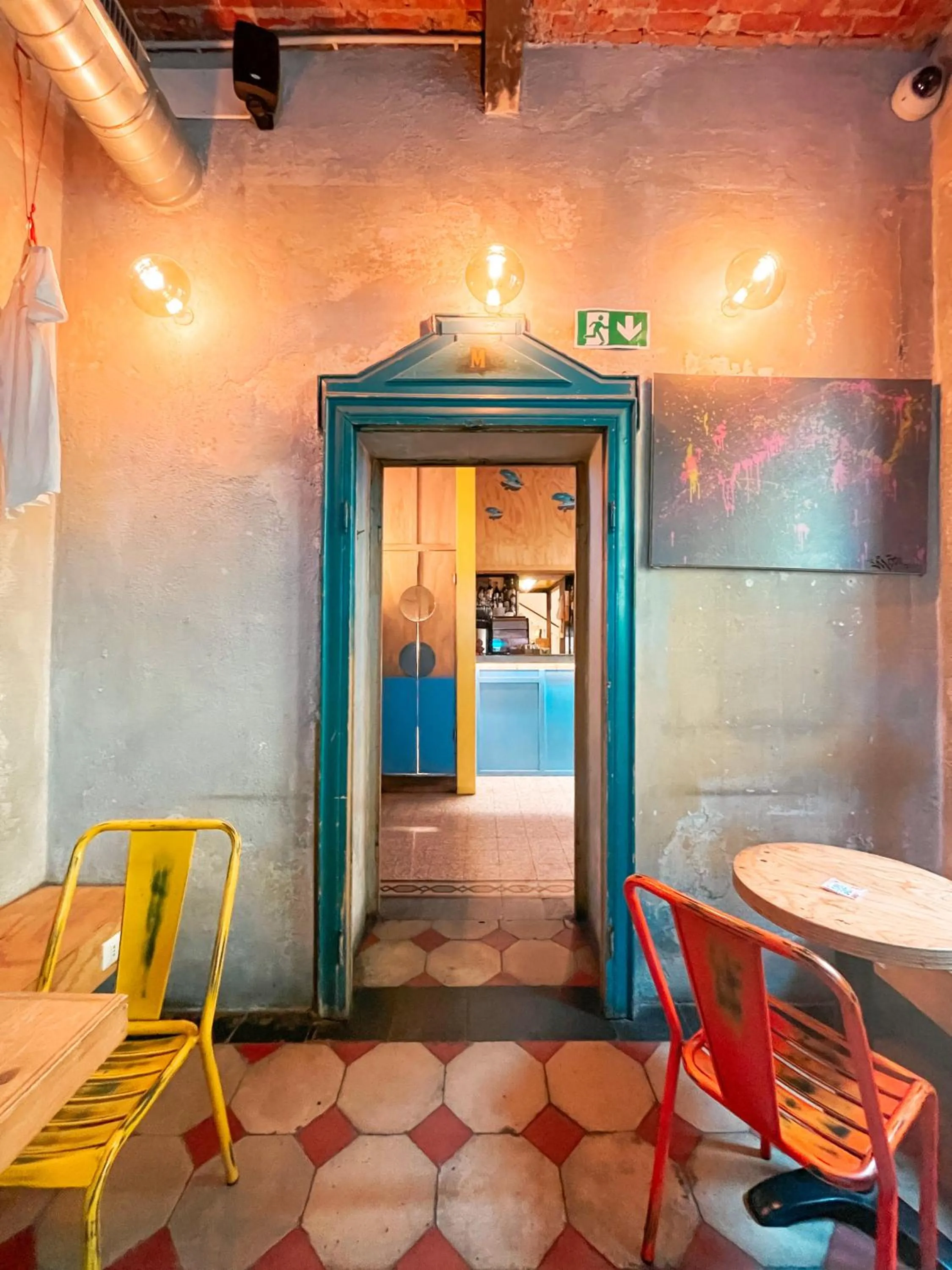 Living room in Ostello Bello Lake Como