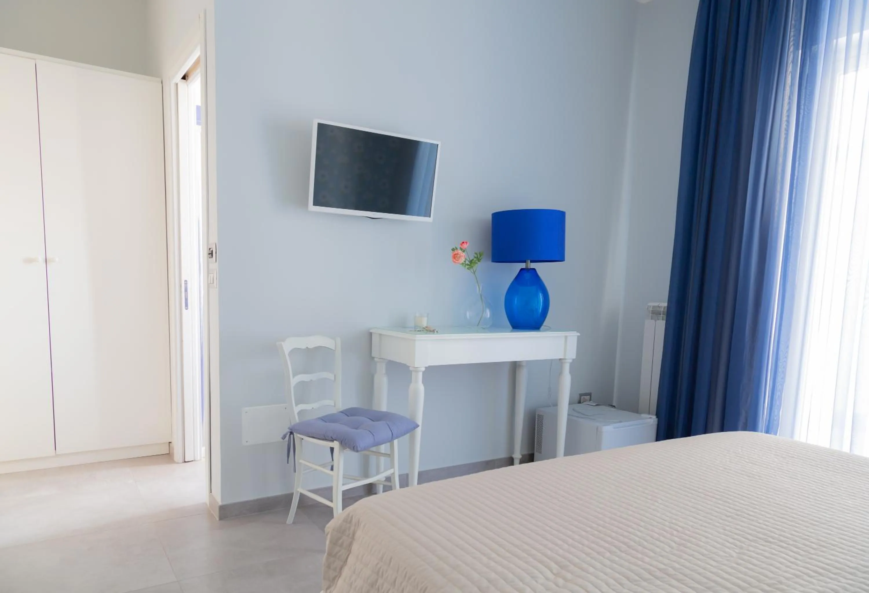 Balcony/Terrace, Bed in B&B Attico 160