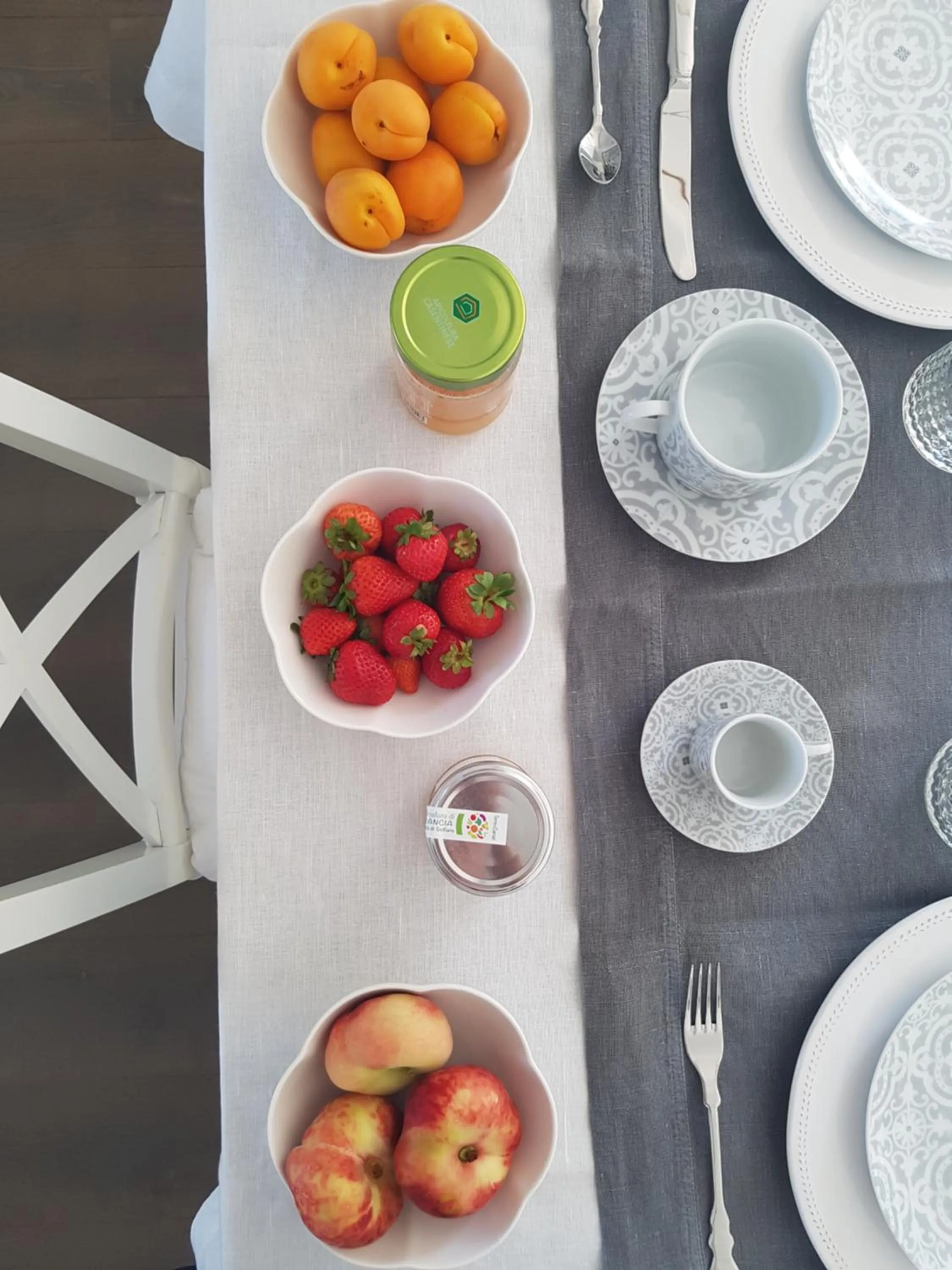 Continental breakfast in Azzurro B&B