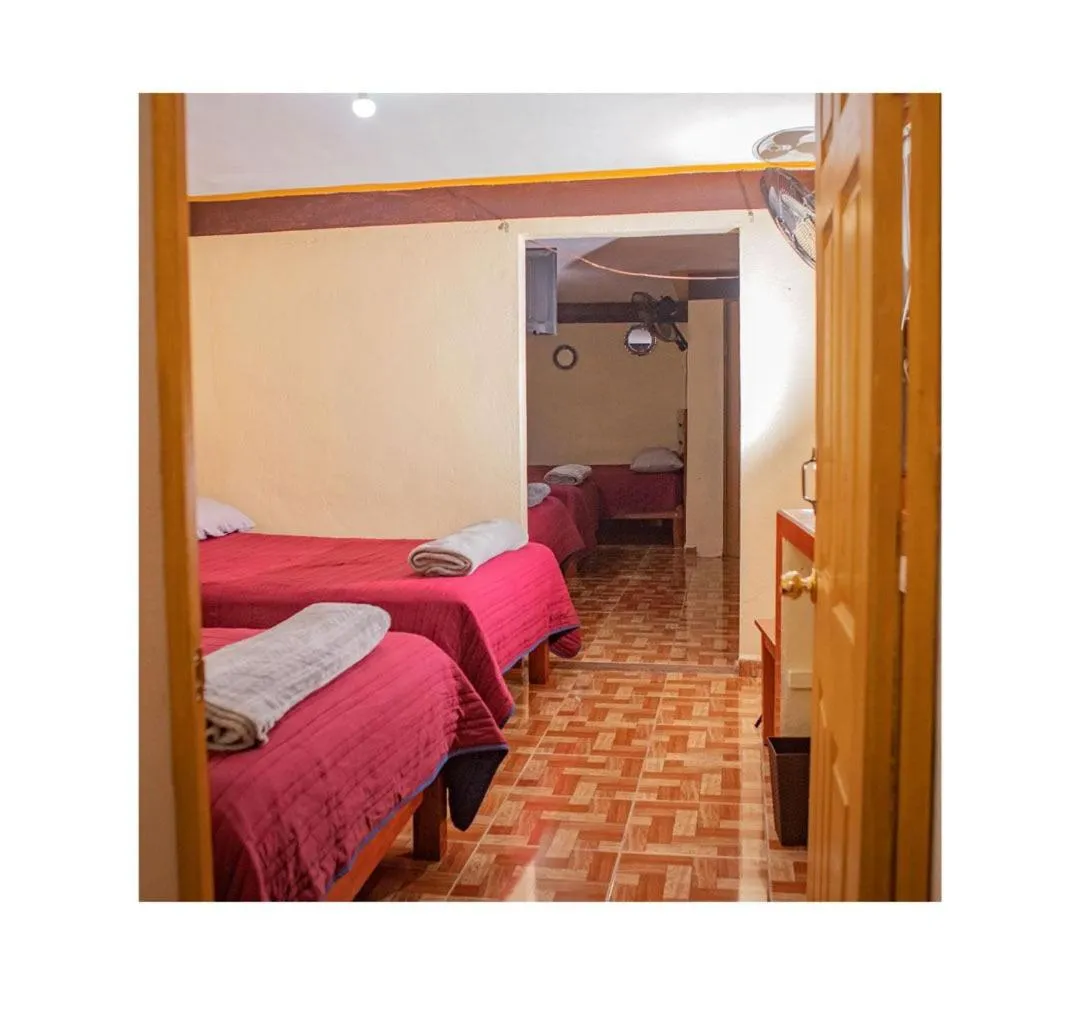 Bed in Casa Jhada-Xilitla