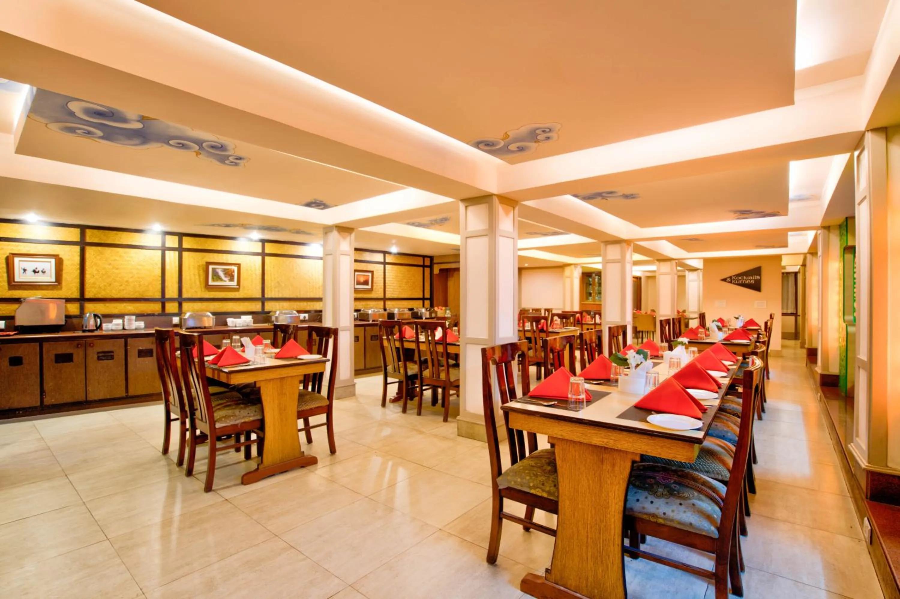 Restaurant/places to eat in Summit Ttakshang Residency Hotel & Spa Mg Marg