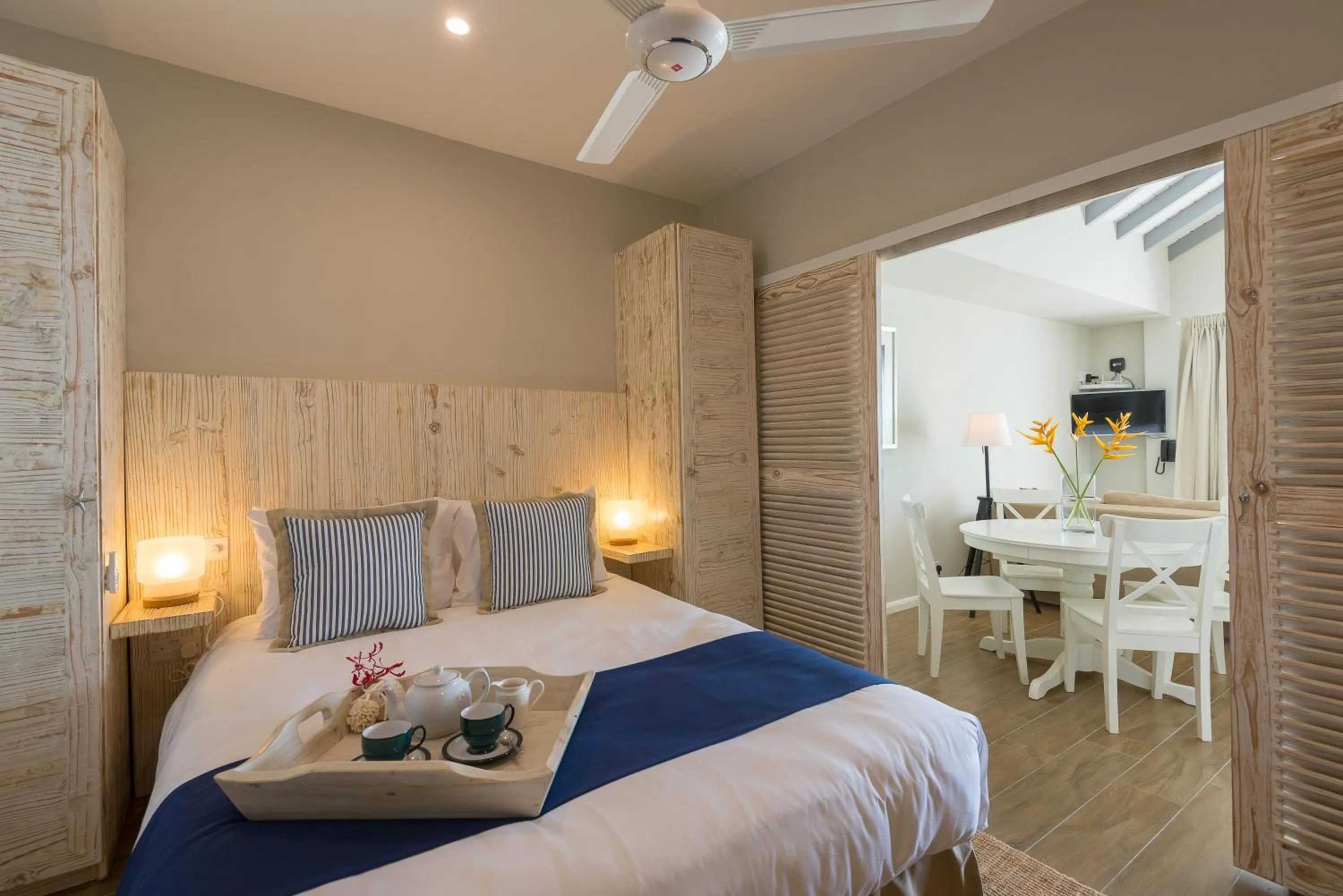 Bedroom, Bed in Le Nautique Beachfront Apartments