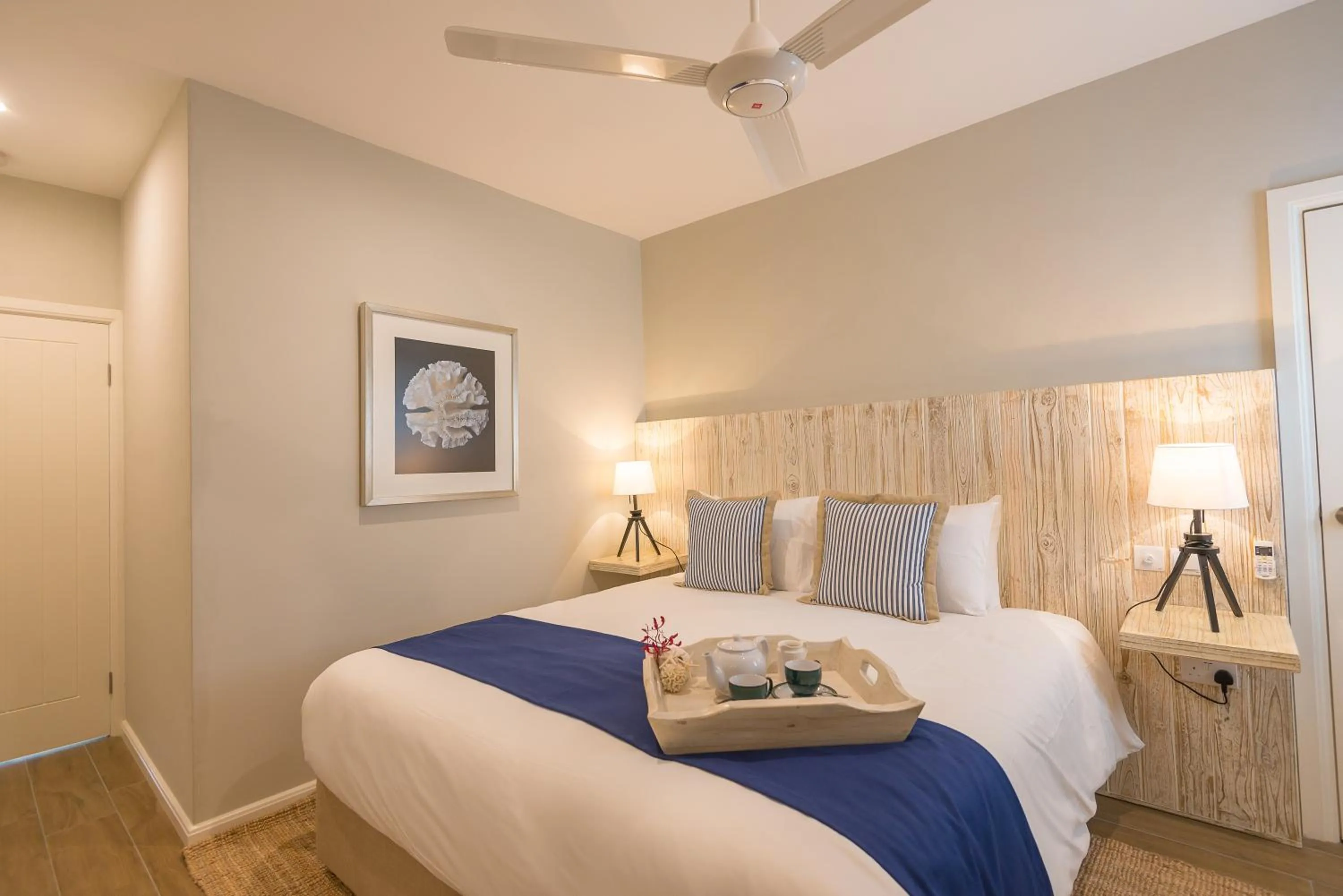 Bedroom, Bed in Le Nautique Beachfront Apartments