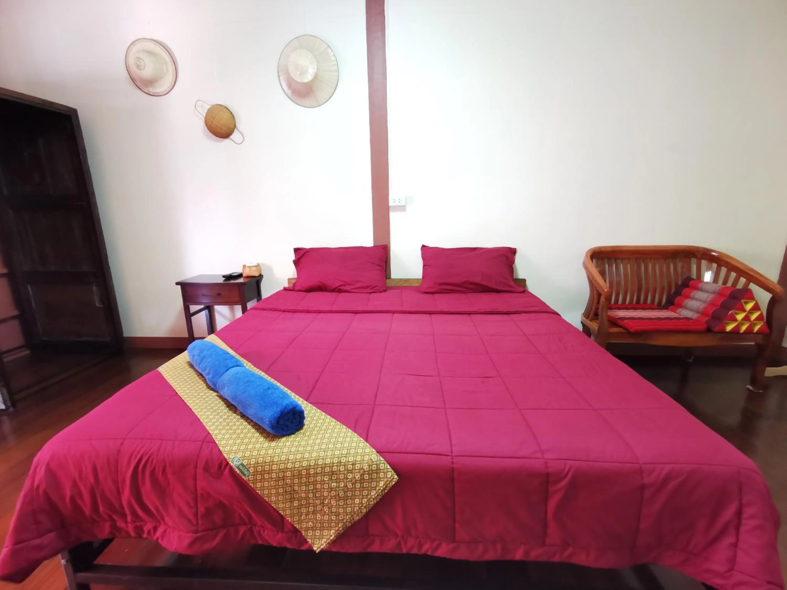 Bed in Baan Khun ya Ayutthaya