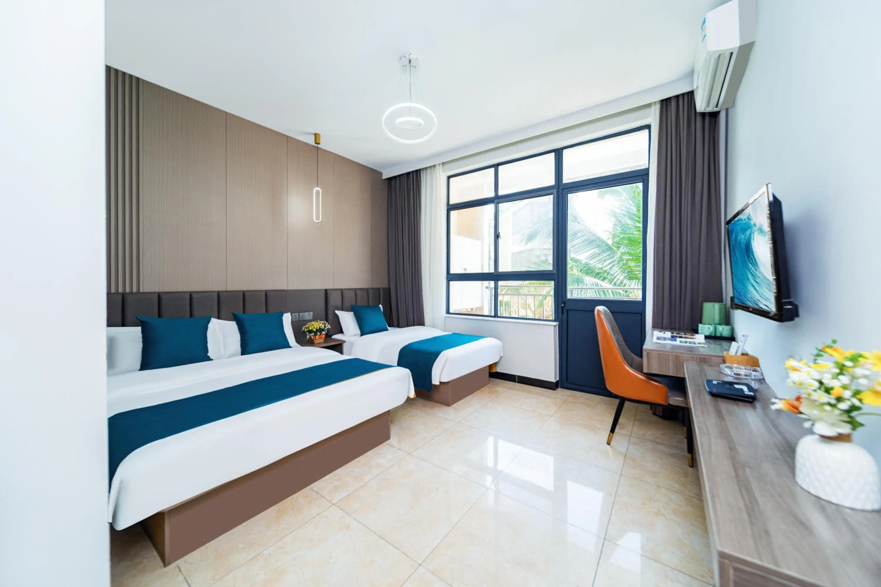 Bed in Sanya Passion fruit Inn