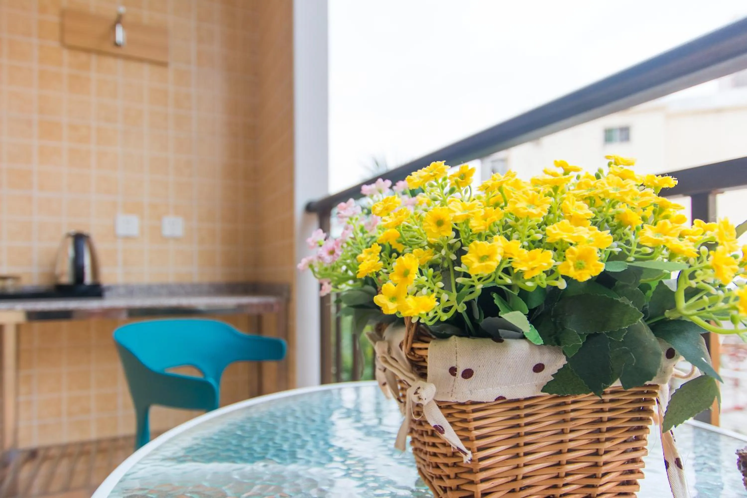 Decorative detail in Sanya Passion fruit Inn