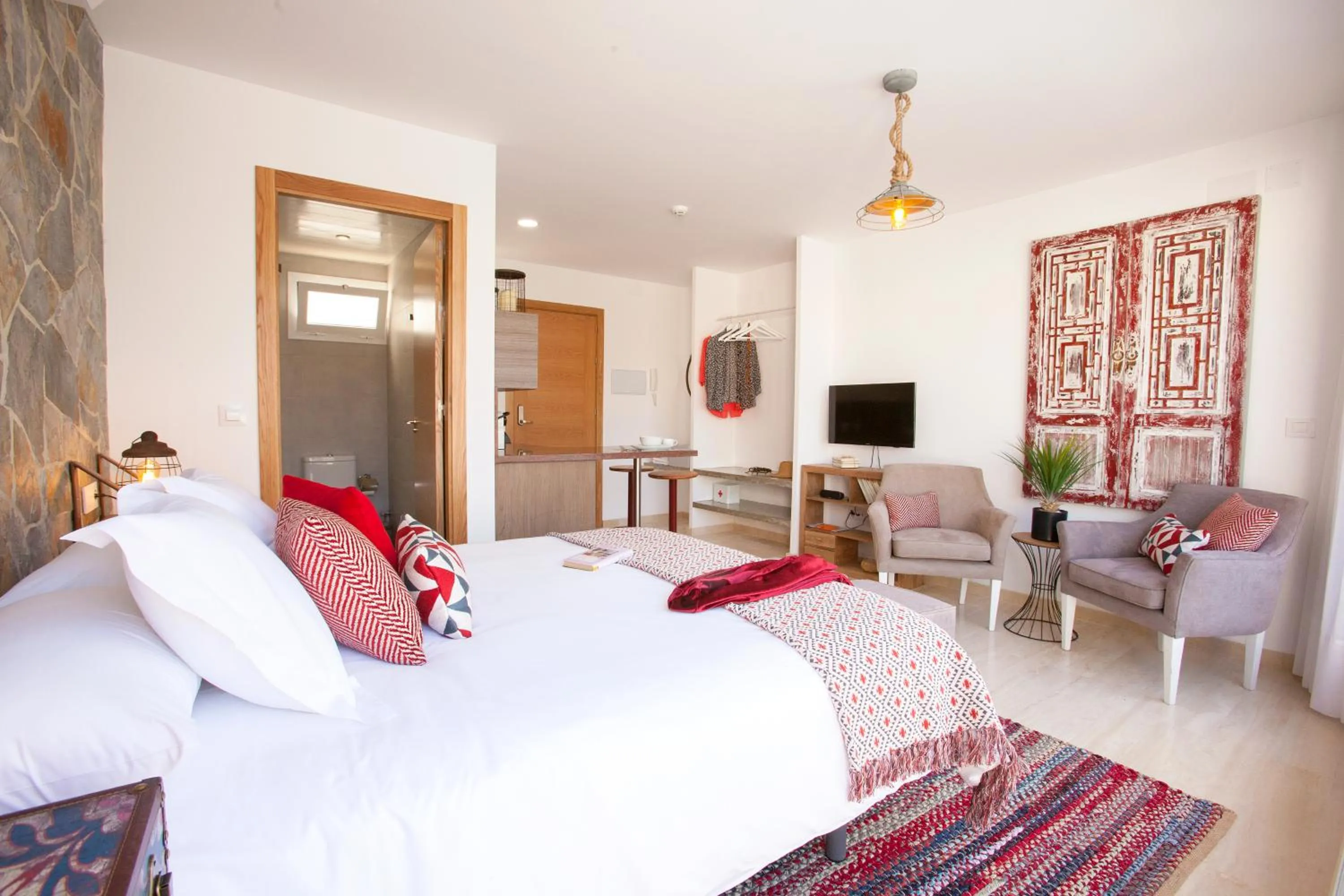 Bedroom, Bed in Hostly Mariana