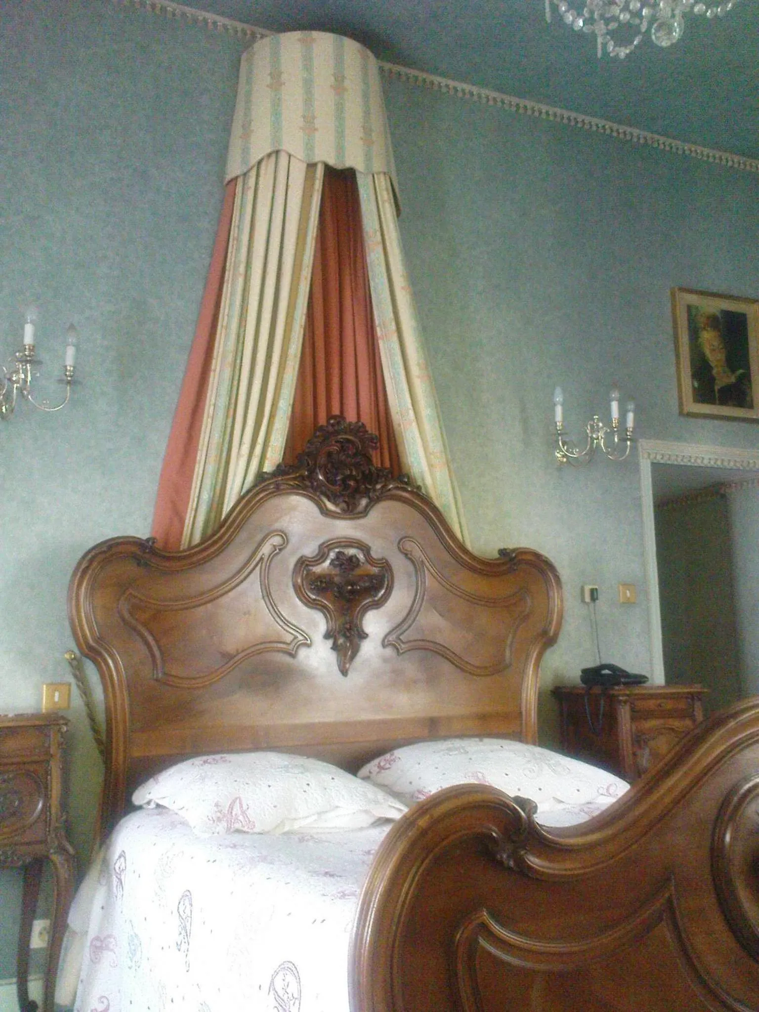 Bed in Chateau La Tour Du Roy
