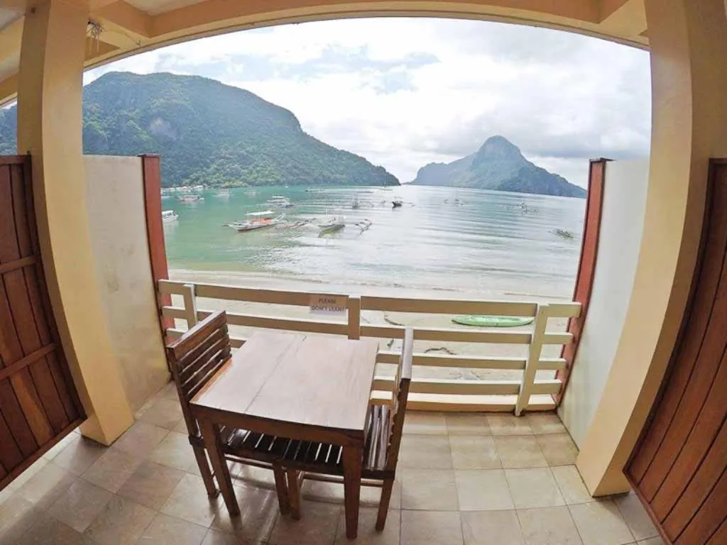 Balcony/Terrace in El Nido Beach Hotel