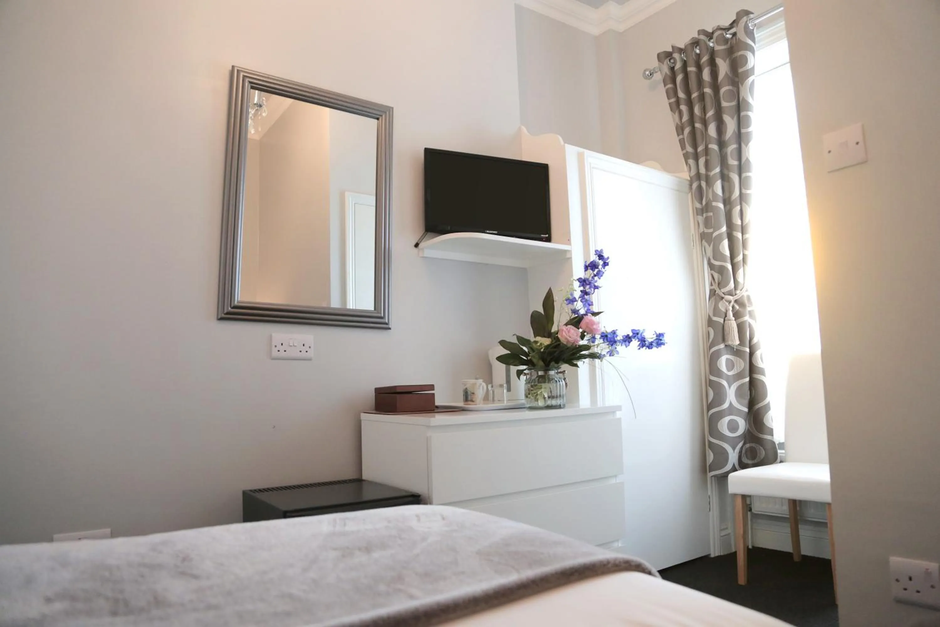 Decorative detail, Bed in East Beach Hotel