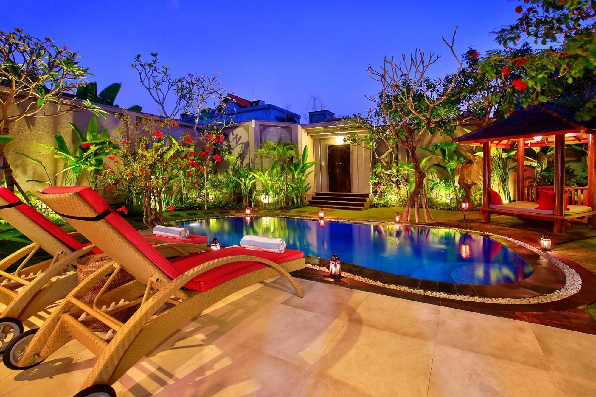 Garden in Alysha Villa Seminyak Beachside By Bali Asia Villa