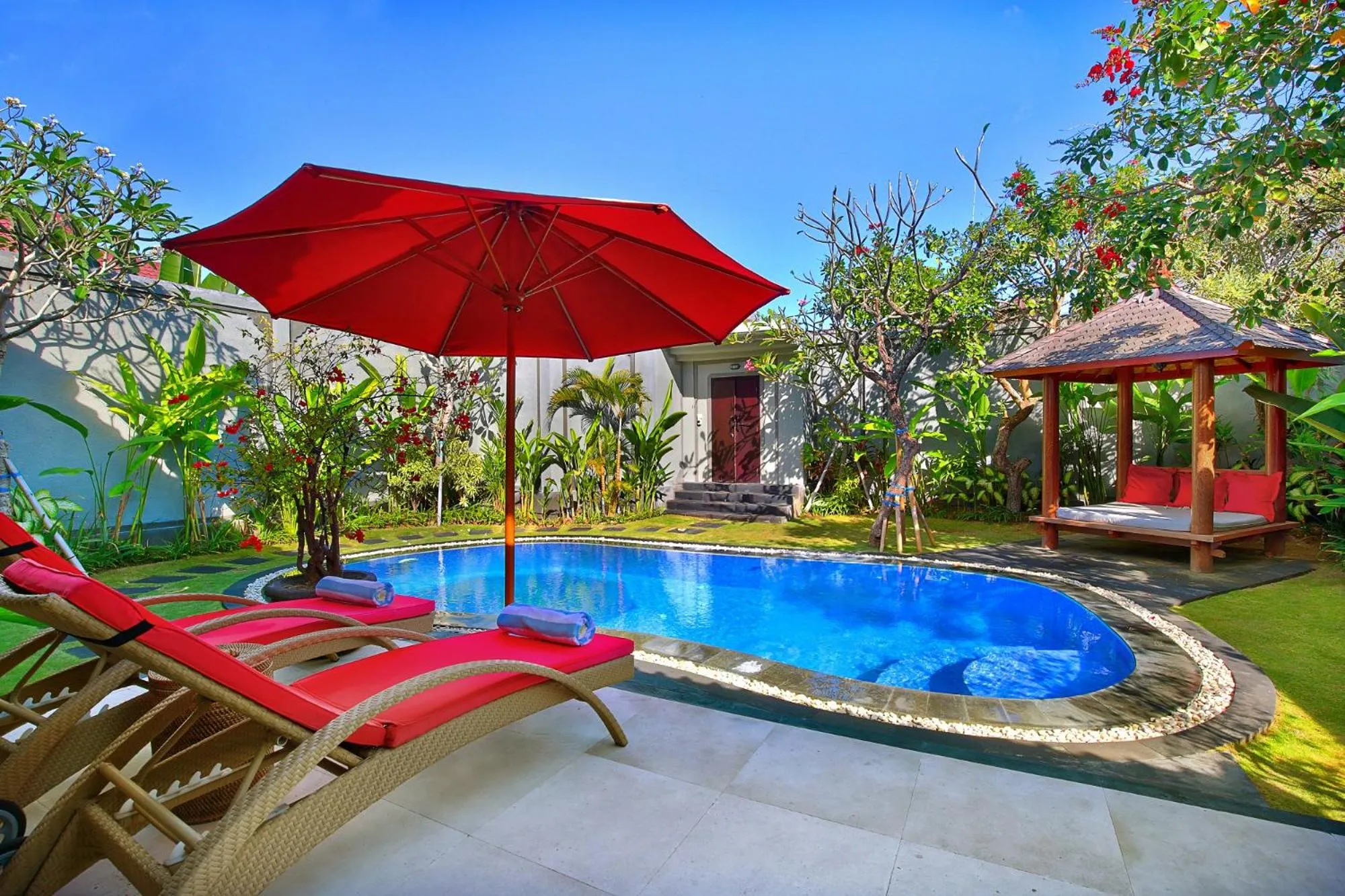 Swimming pool in Alysha Villa Seminyak Beachside By Bali Asia Villa